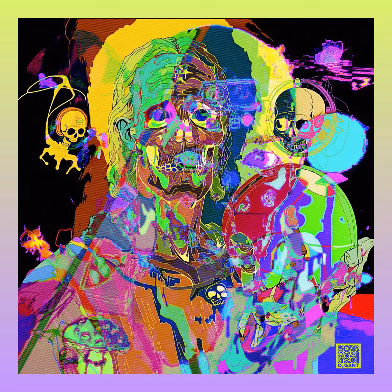 Oleg Gant Art: Piter not my friend: SUPER RARE: MD Zombie: Salvator Mundi