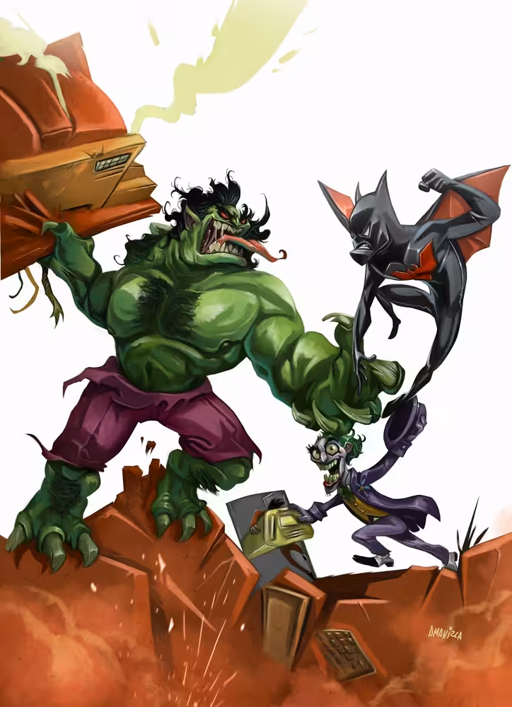 batman beyond vs hulk 2099