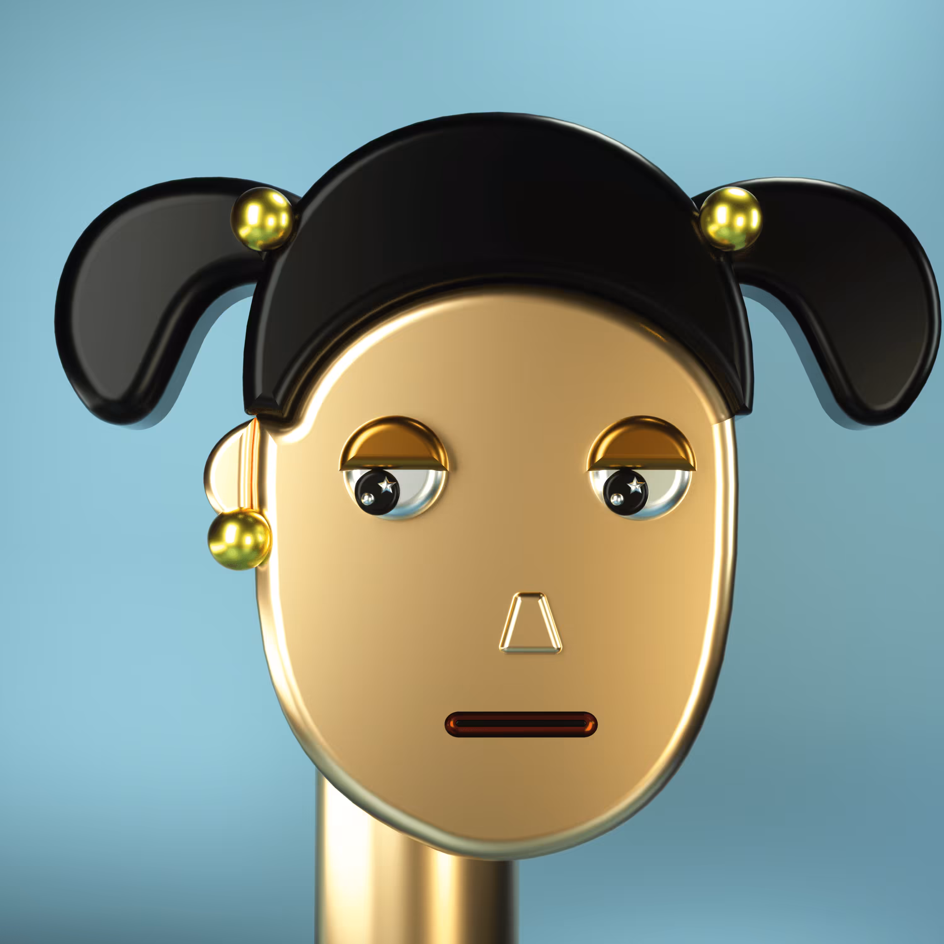 3D Chrome Punk #0376
