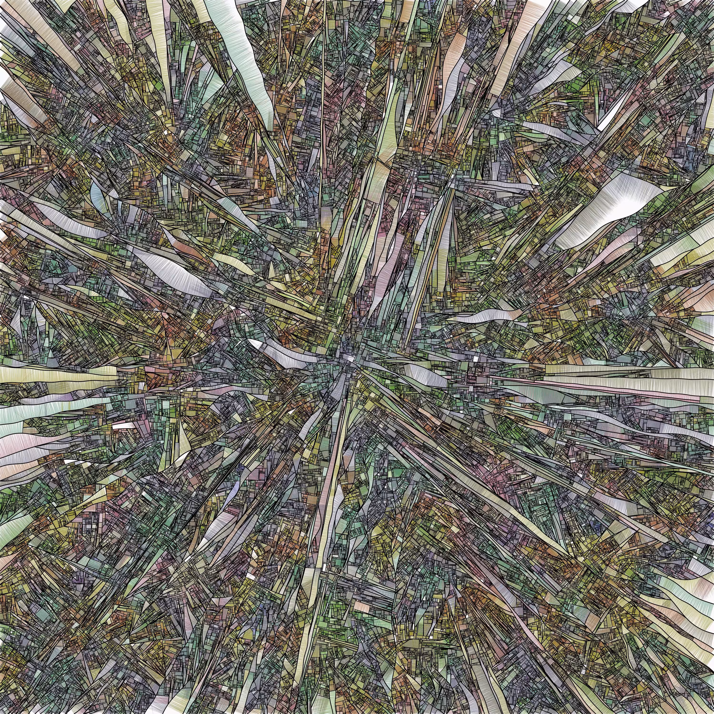 Splattered fields
