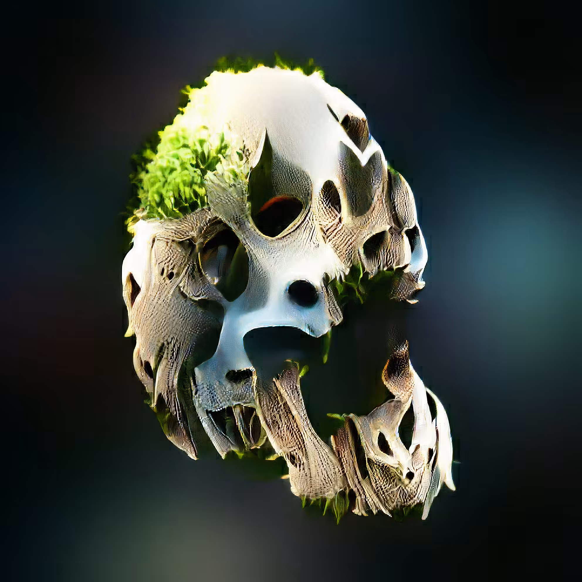 "Algorithm Skull 003"