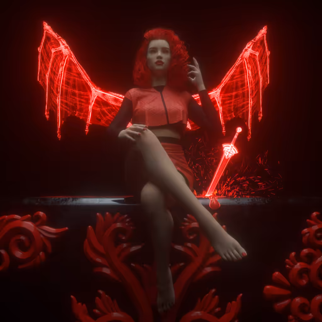 The Queen In Red 