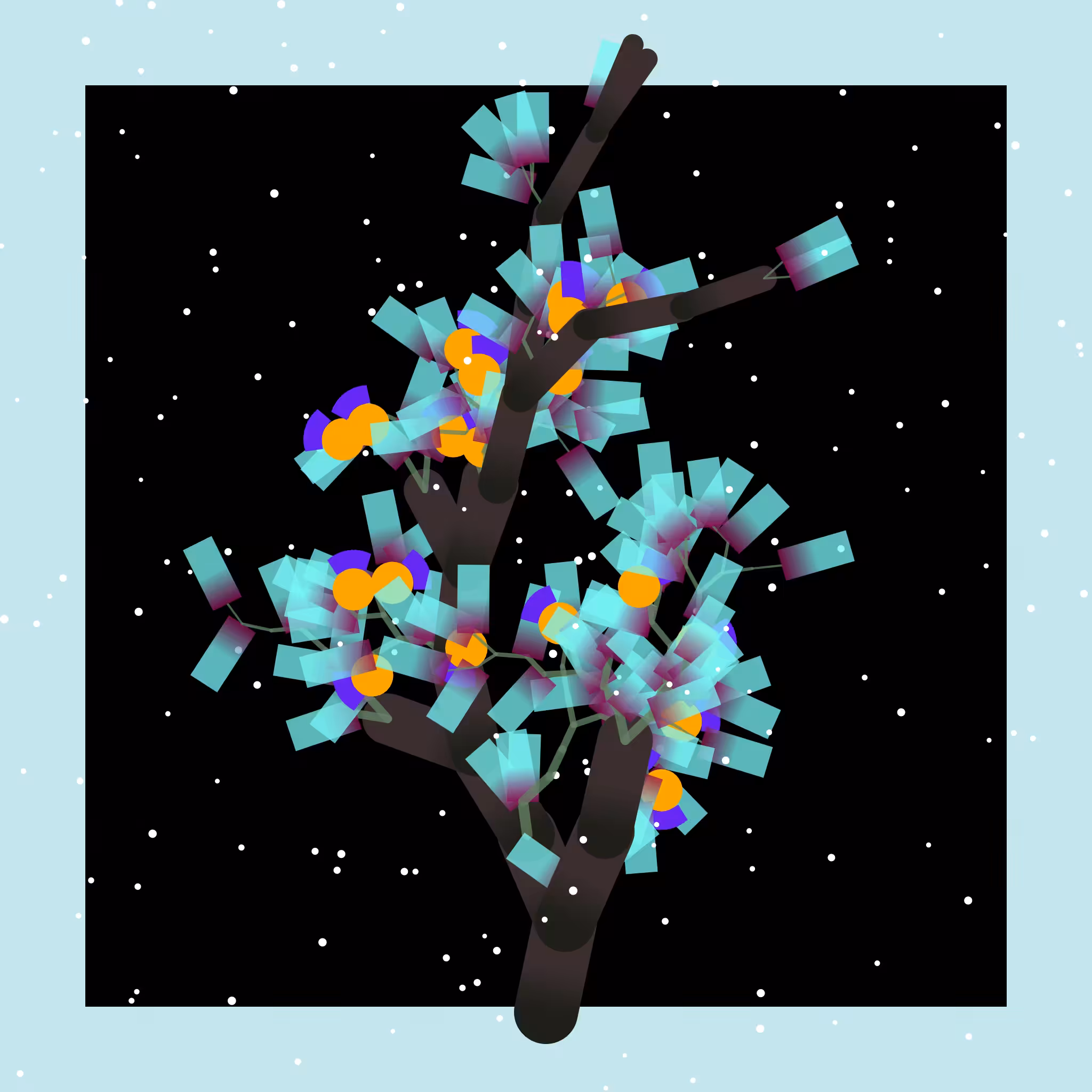 Some generative winter trees #38