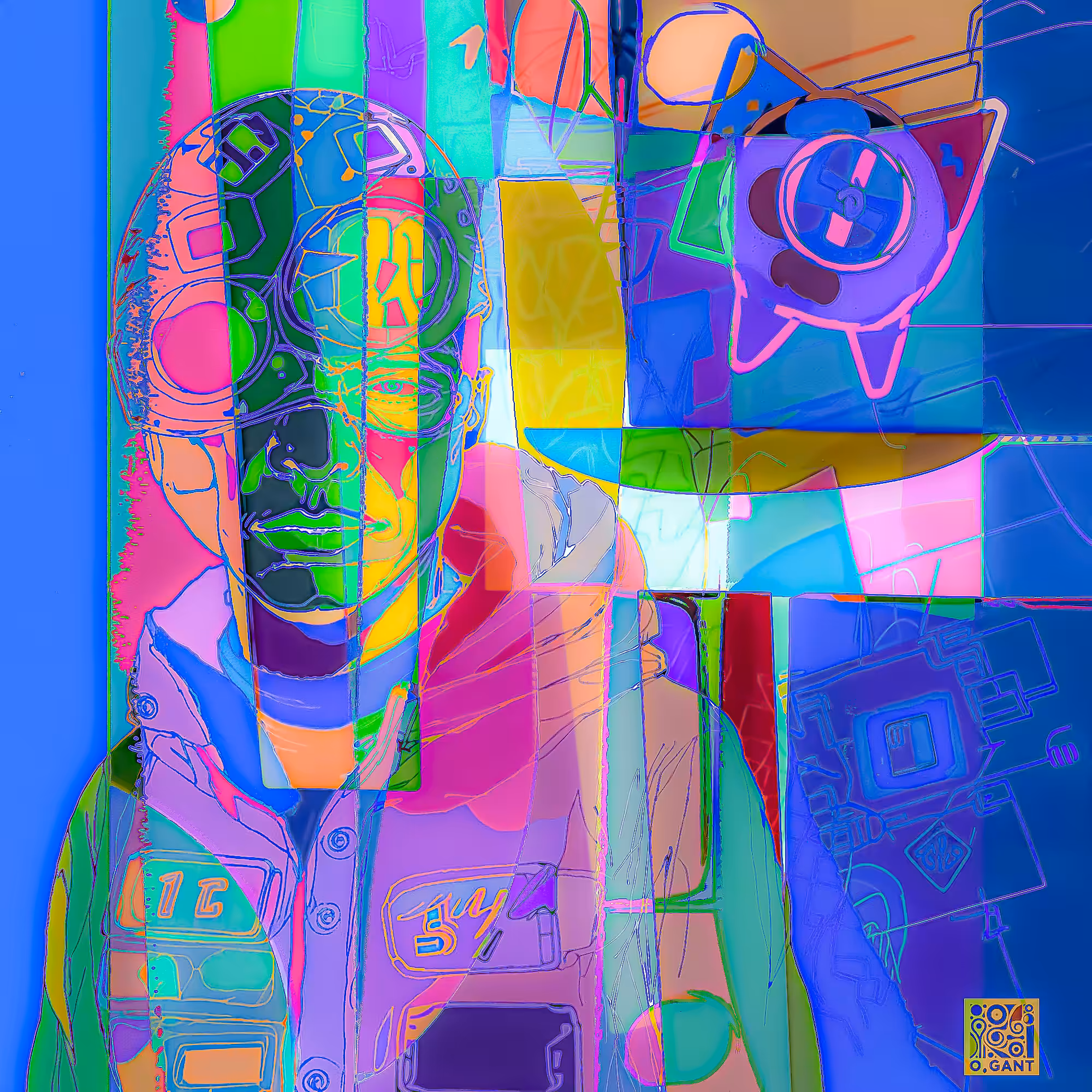 Oleg Gant Art: Piter not my friend: Sons of Musk: Big Ball X Æ V-Z-i