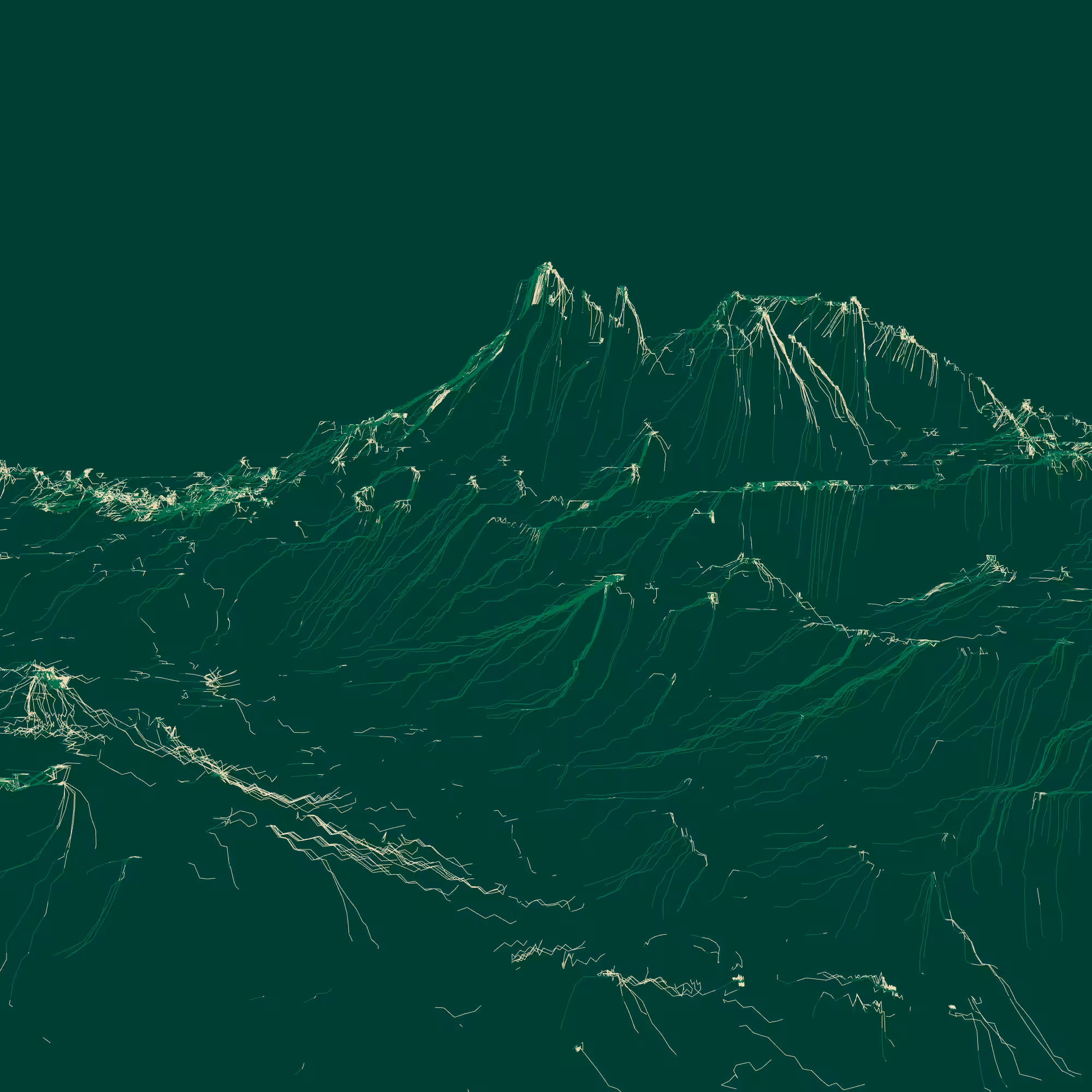 Ridge Scribbles #214