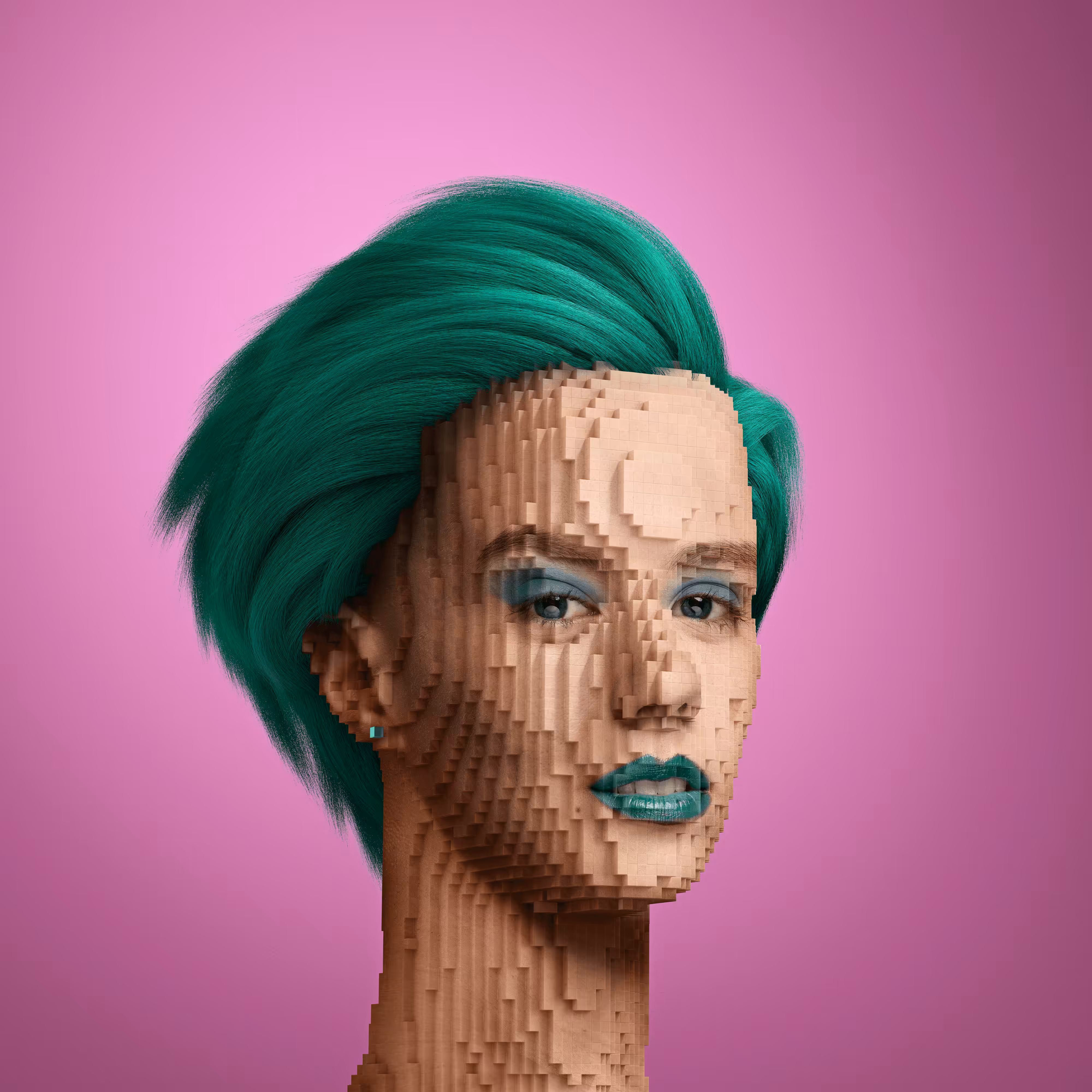 Block Head Punk 036