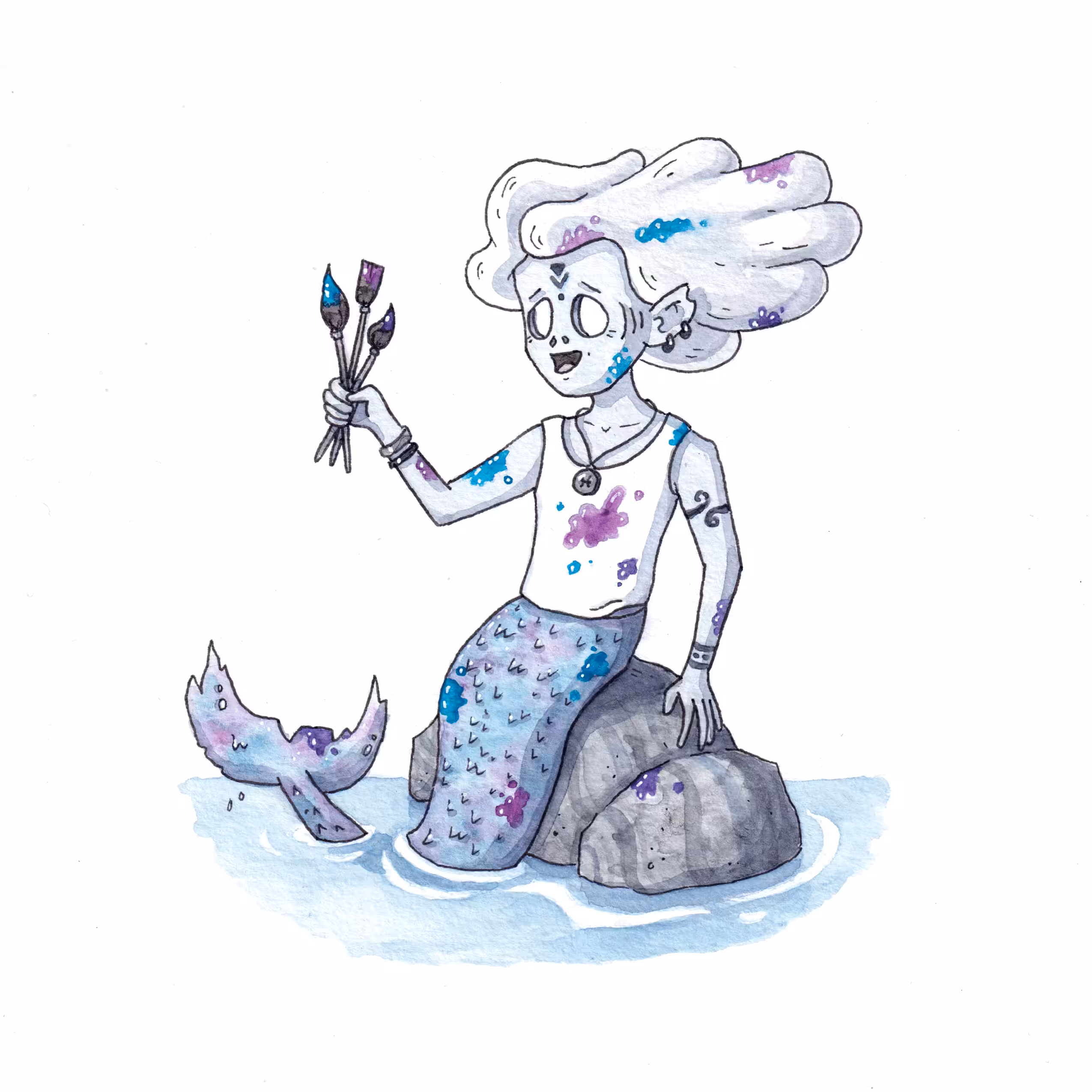 Wonder Folk #082 - The Artistic Merperson