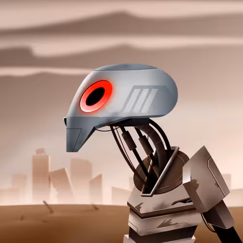 Savage Droids: THEOS Strategy Droid B-6296
