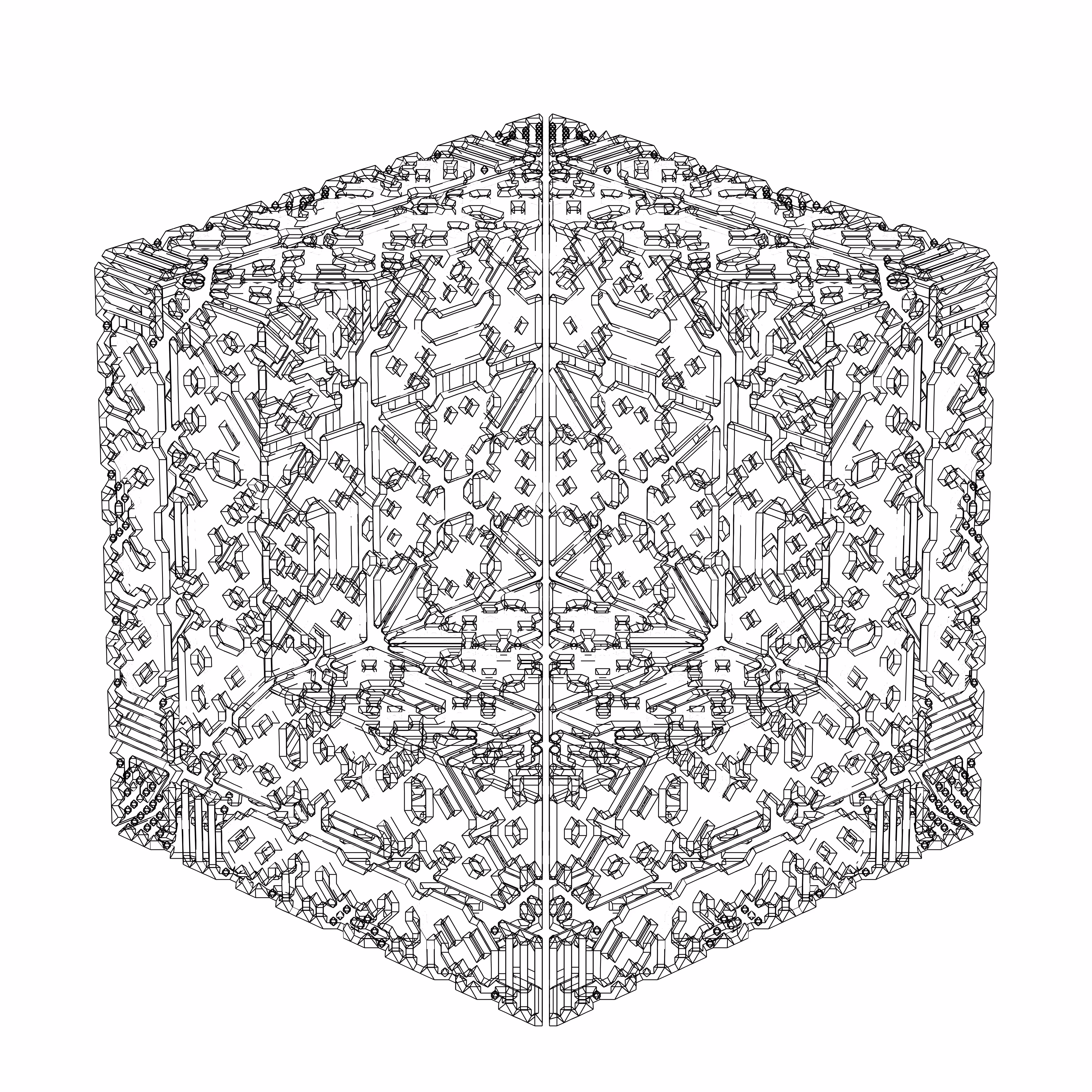 LL21 Alien Art Cube #417