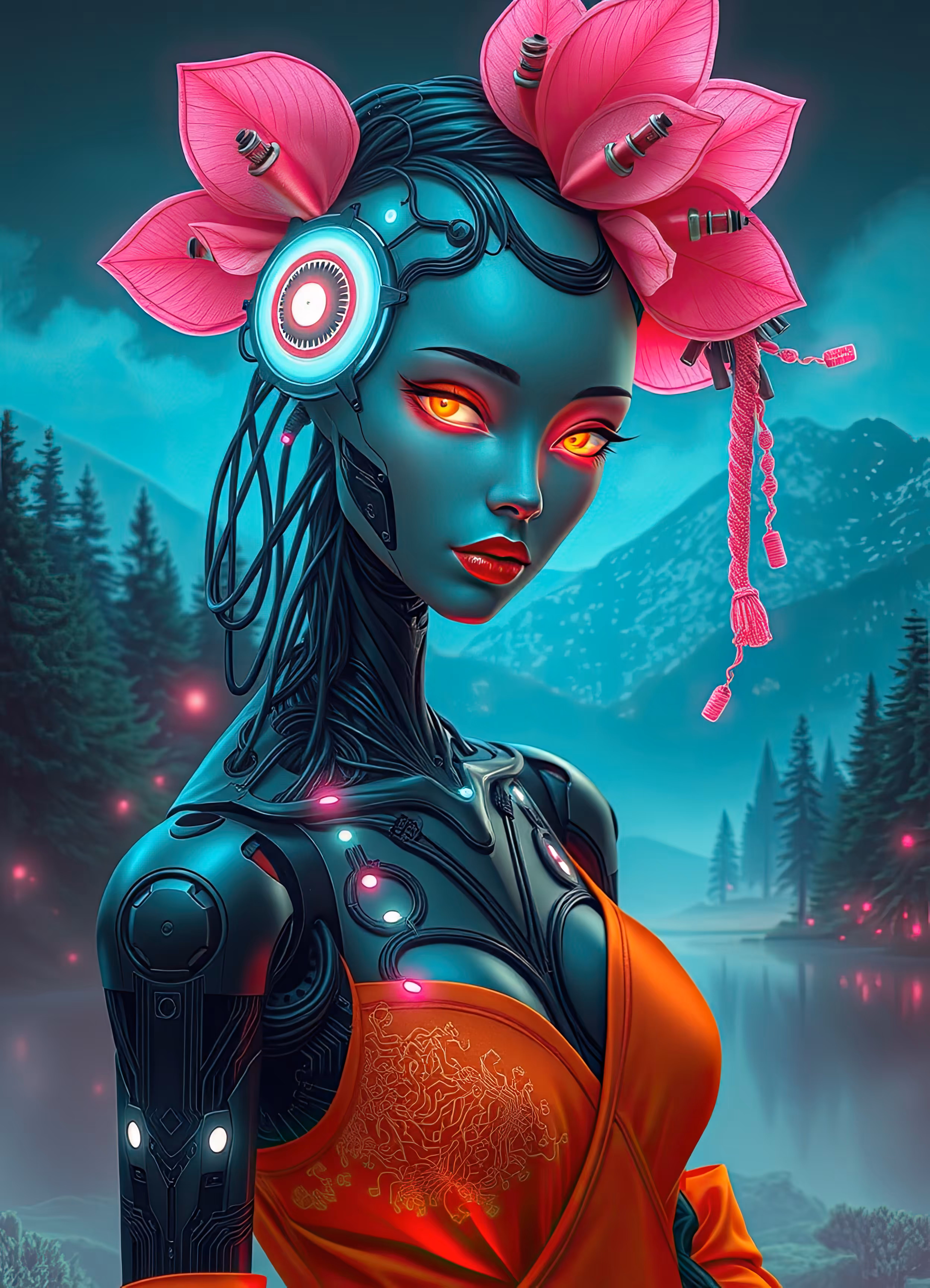 Floral Reverie - Cybernetic Chic Edition