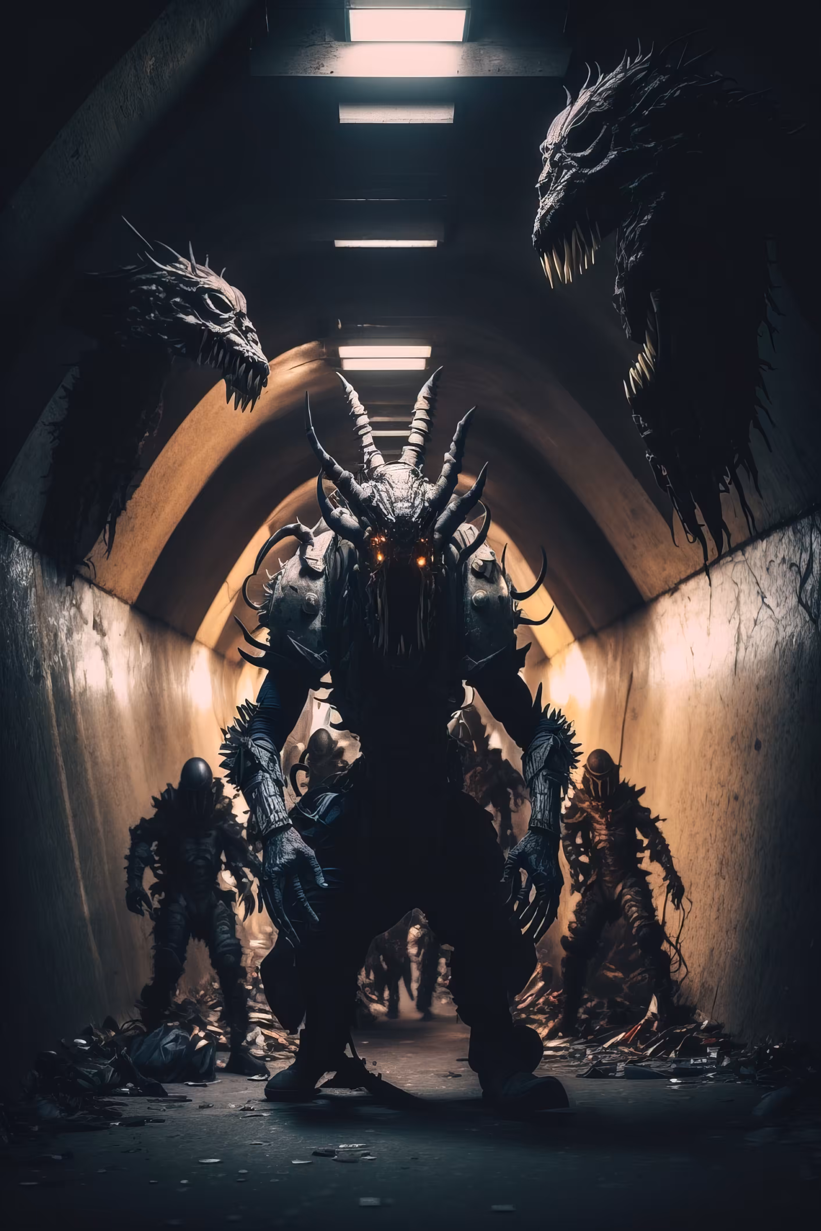 Atomic Bushido X - Tunnel Monsters