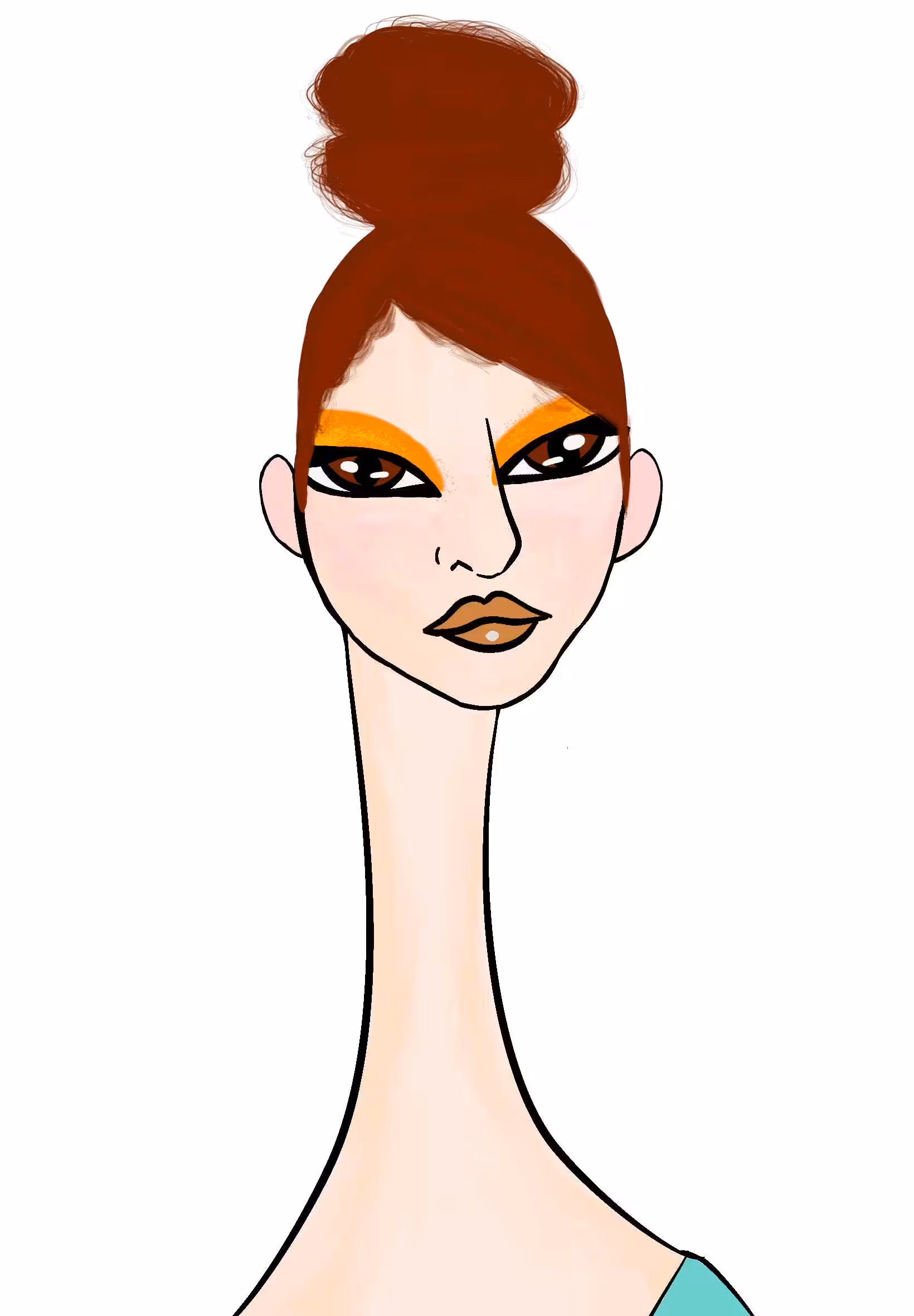 Long Neckie Lady #298