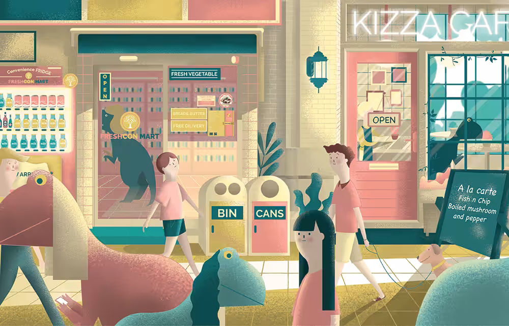 The Boy who lost in Dino Town