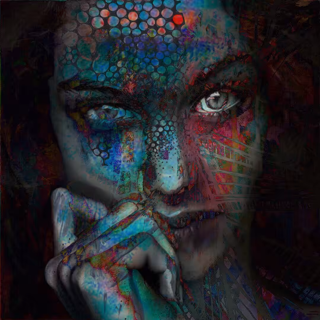 into the depth
