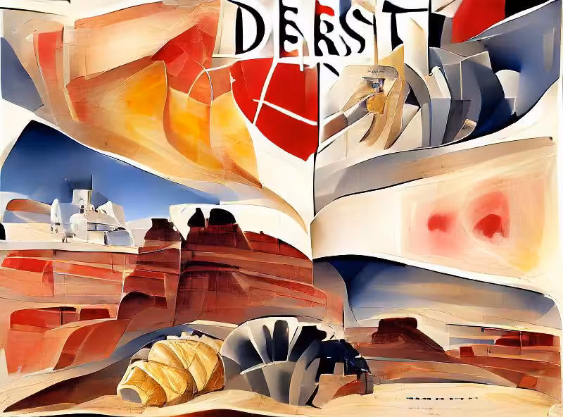 Abraham's First Works: the deserts of mars, charles demuth