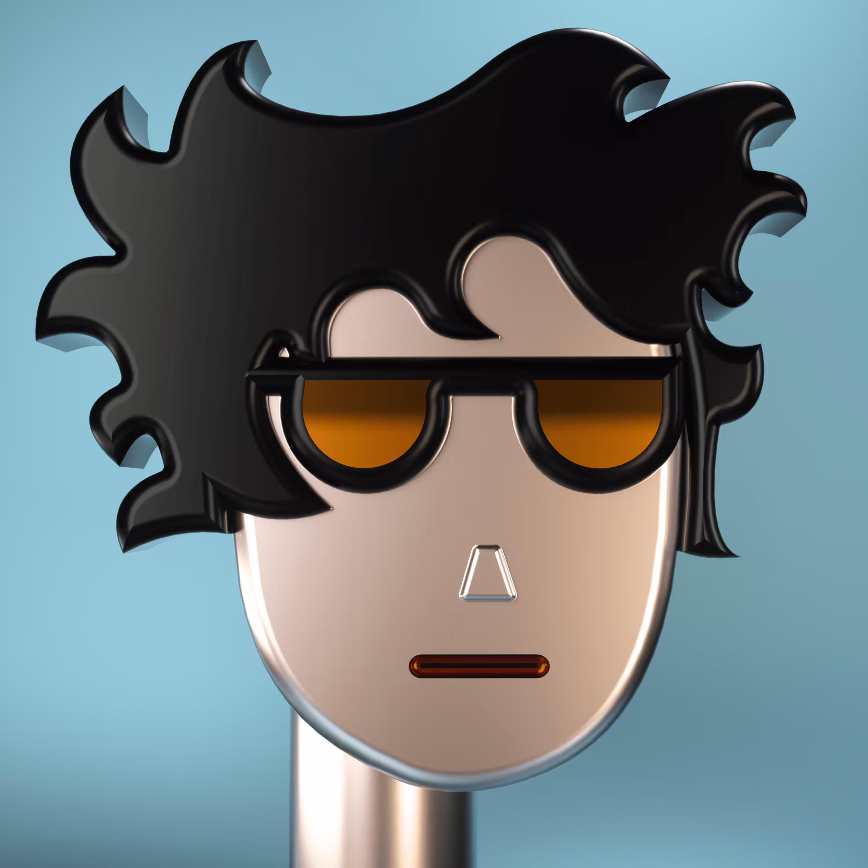 3D Chrome Punks: 3D Chrome Punk #0041