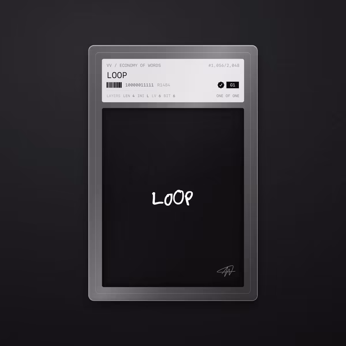 Economy of Words: LOOP · #1056