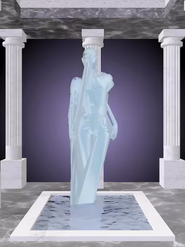 HeavenComputer: The Loser Ethereal Blue Man #7343