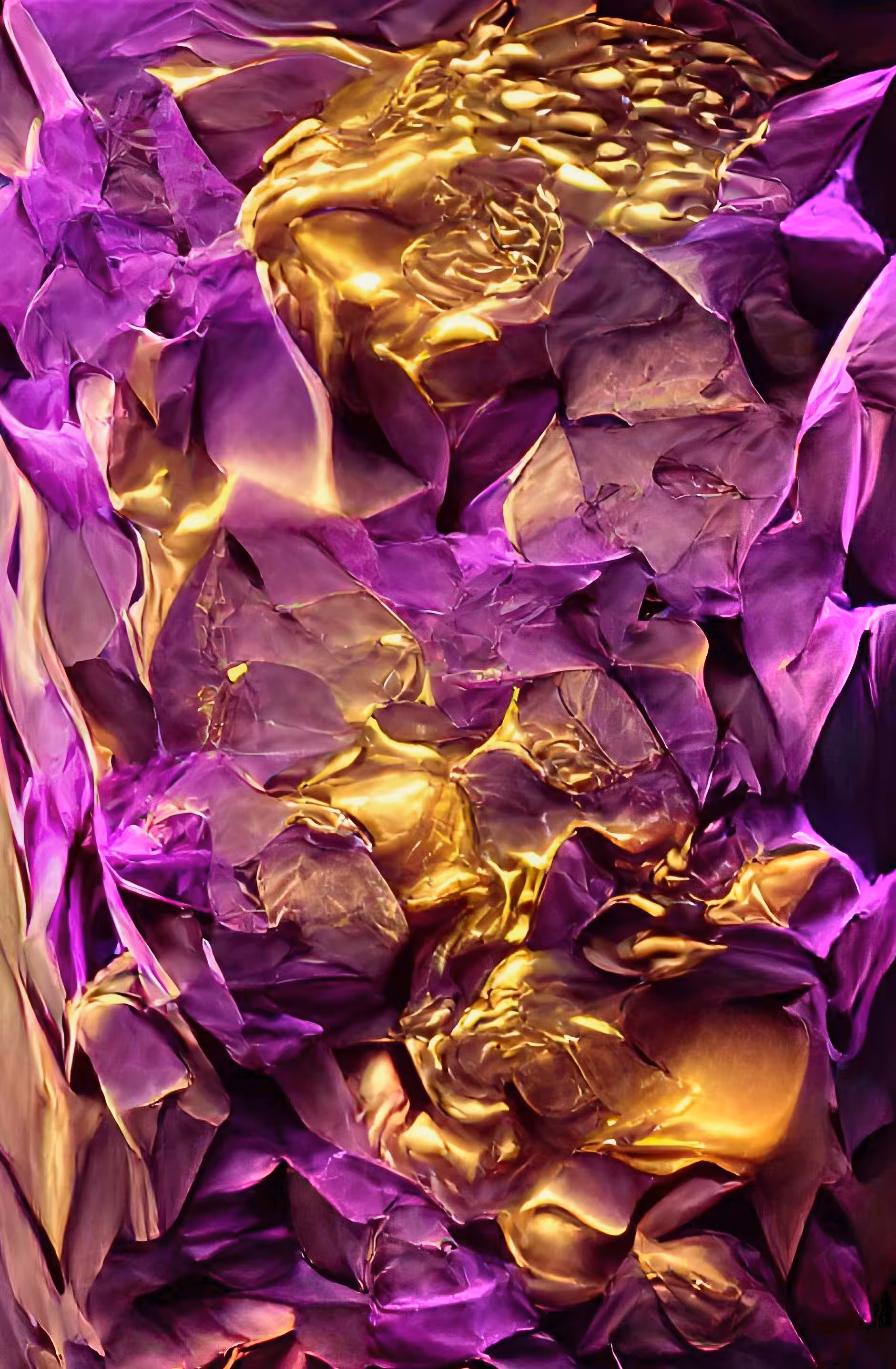 AI Series - Amethyst and Gold