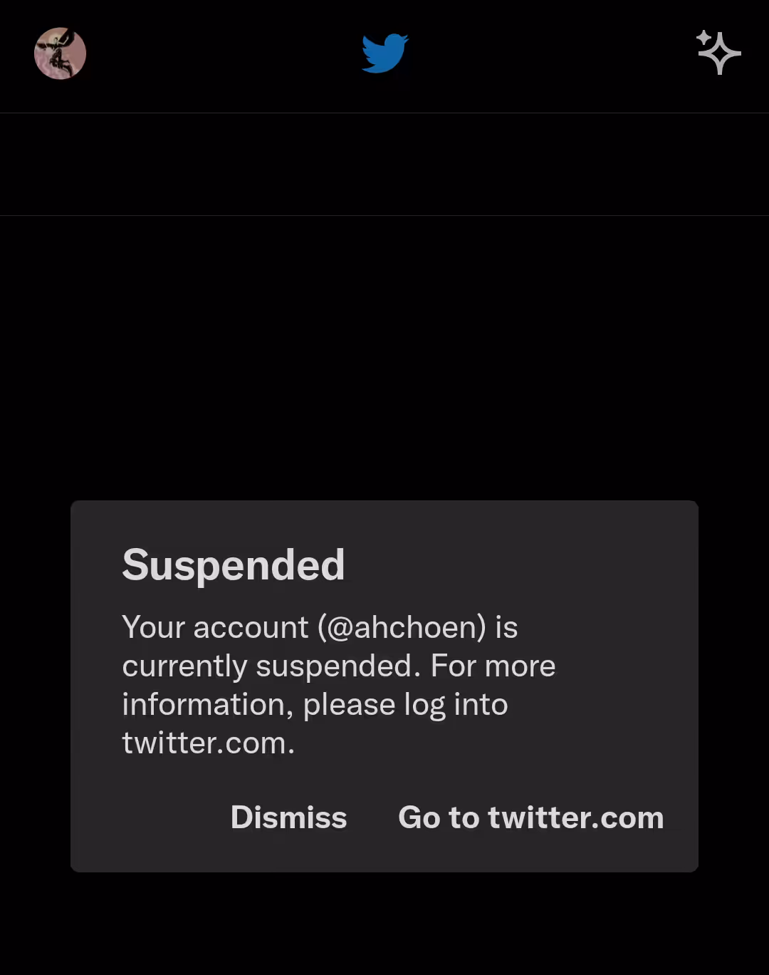 Suspended