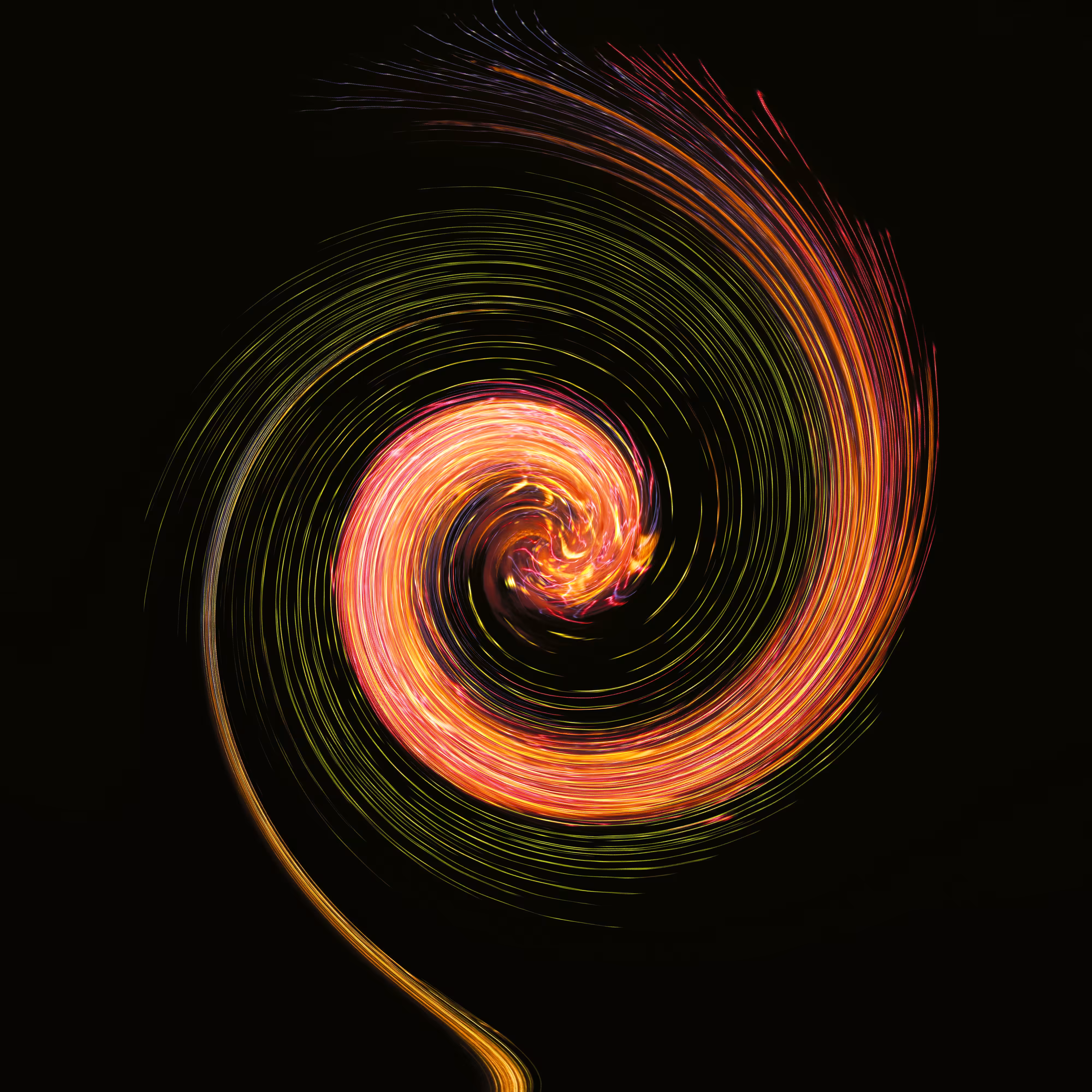 Spiral Fireworks #01