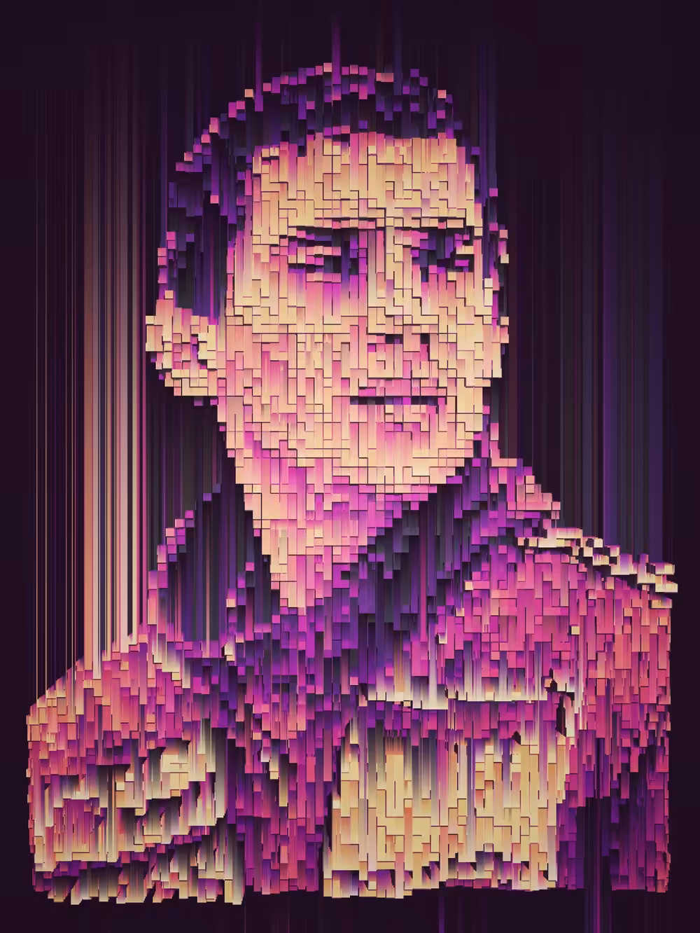 Study for a portrait of Ayrton Senna