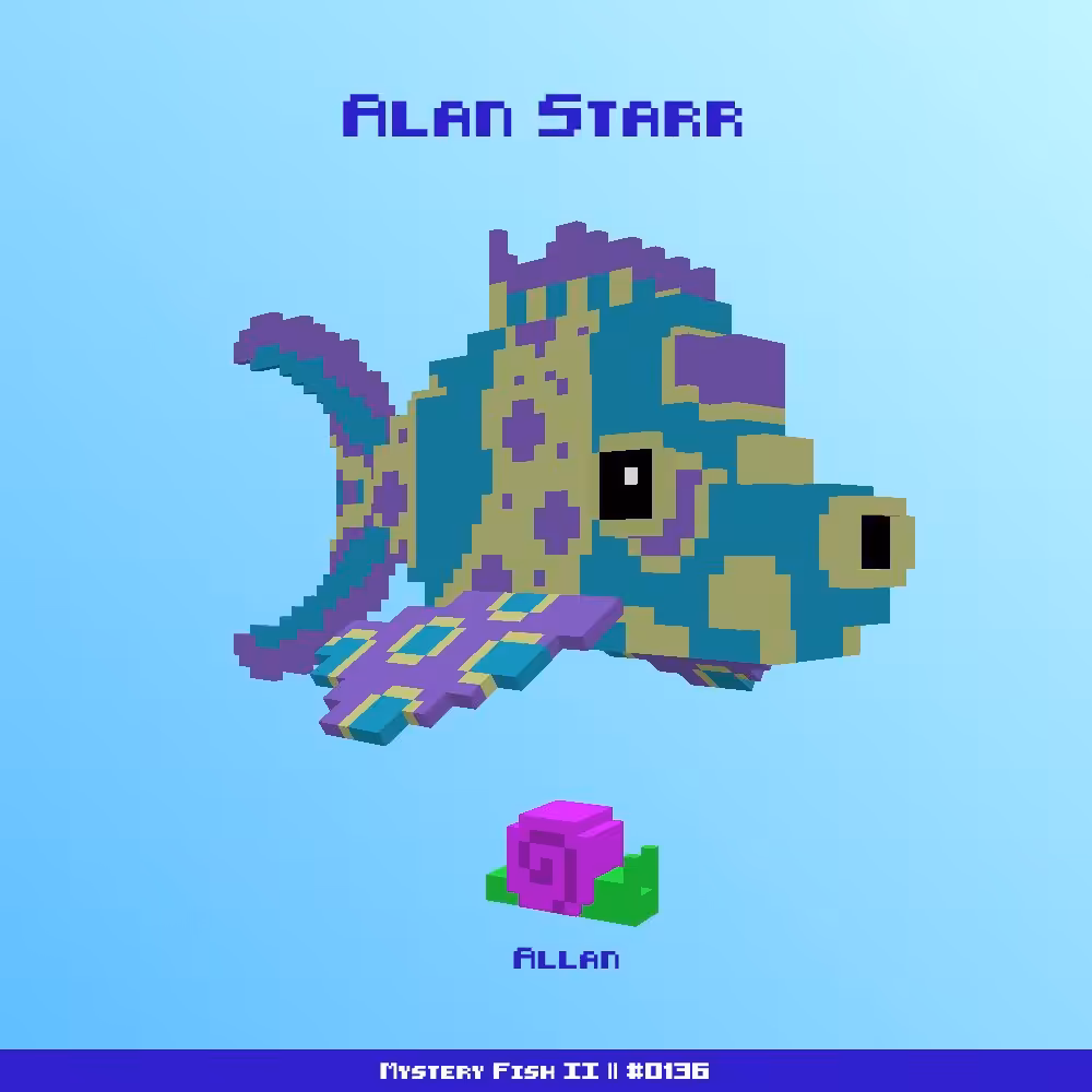 Alan Starr :: Mystery Fish 0136/1000
