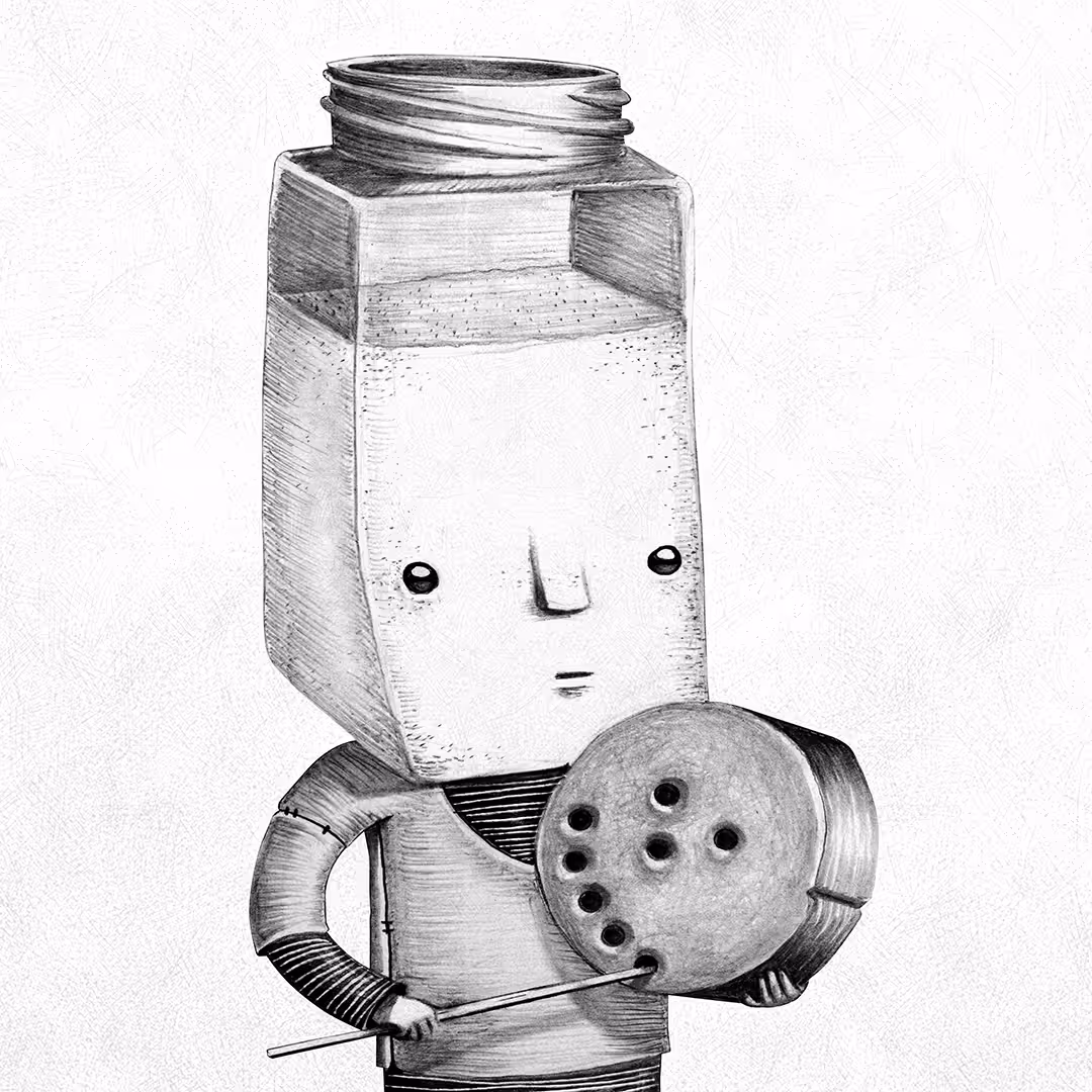 SALT SHAKER grayscale