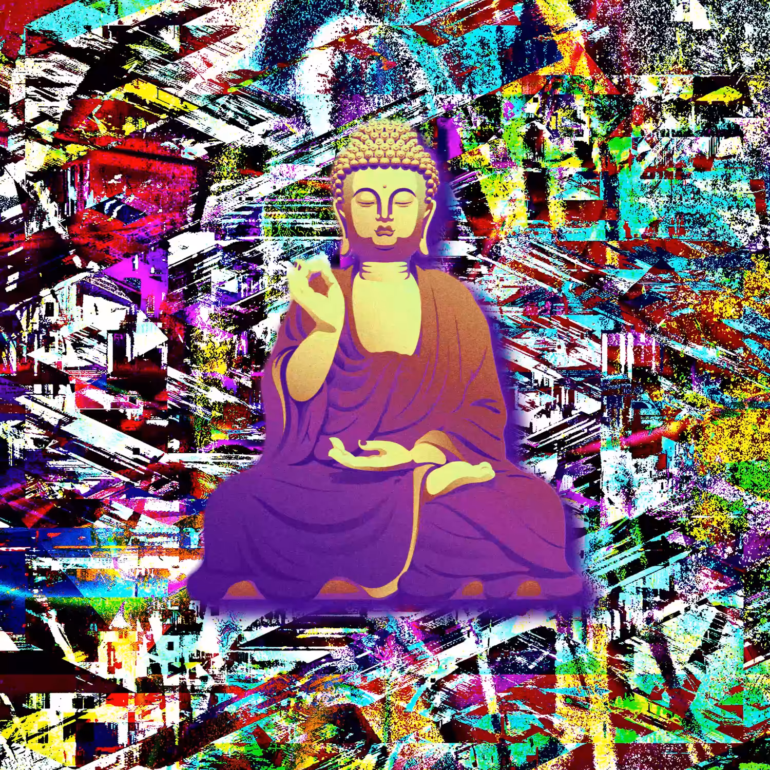 GLITCHED BUDHA