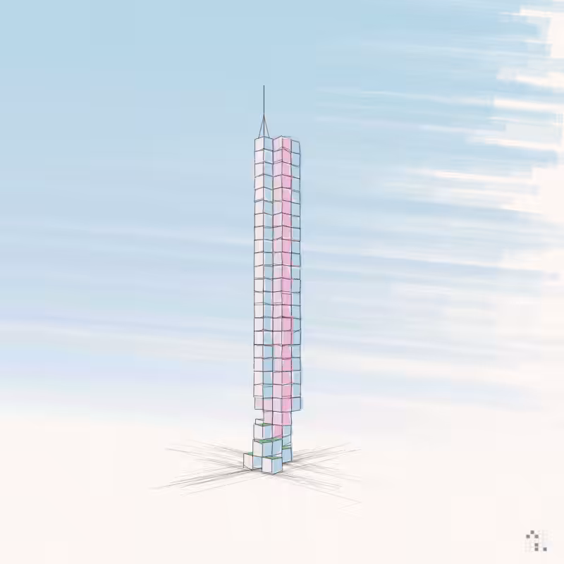 Cellular Skyscrapers #198