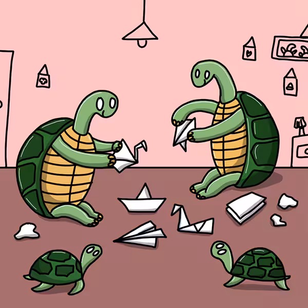 Origami-Turtles