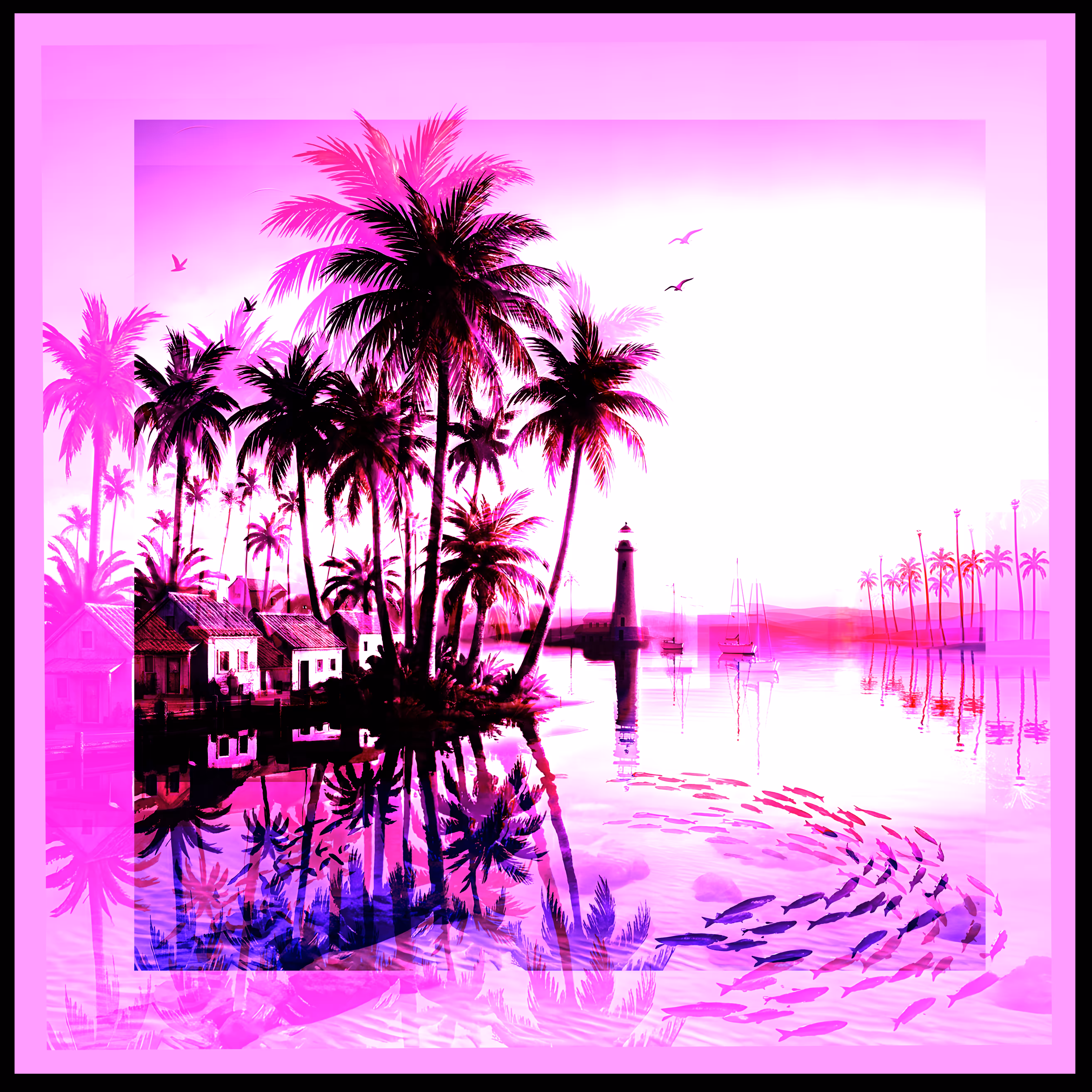 Pixel Palms