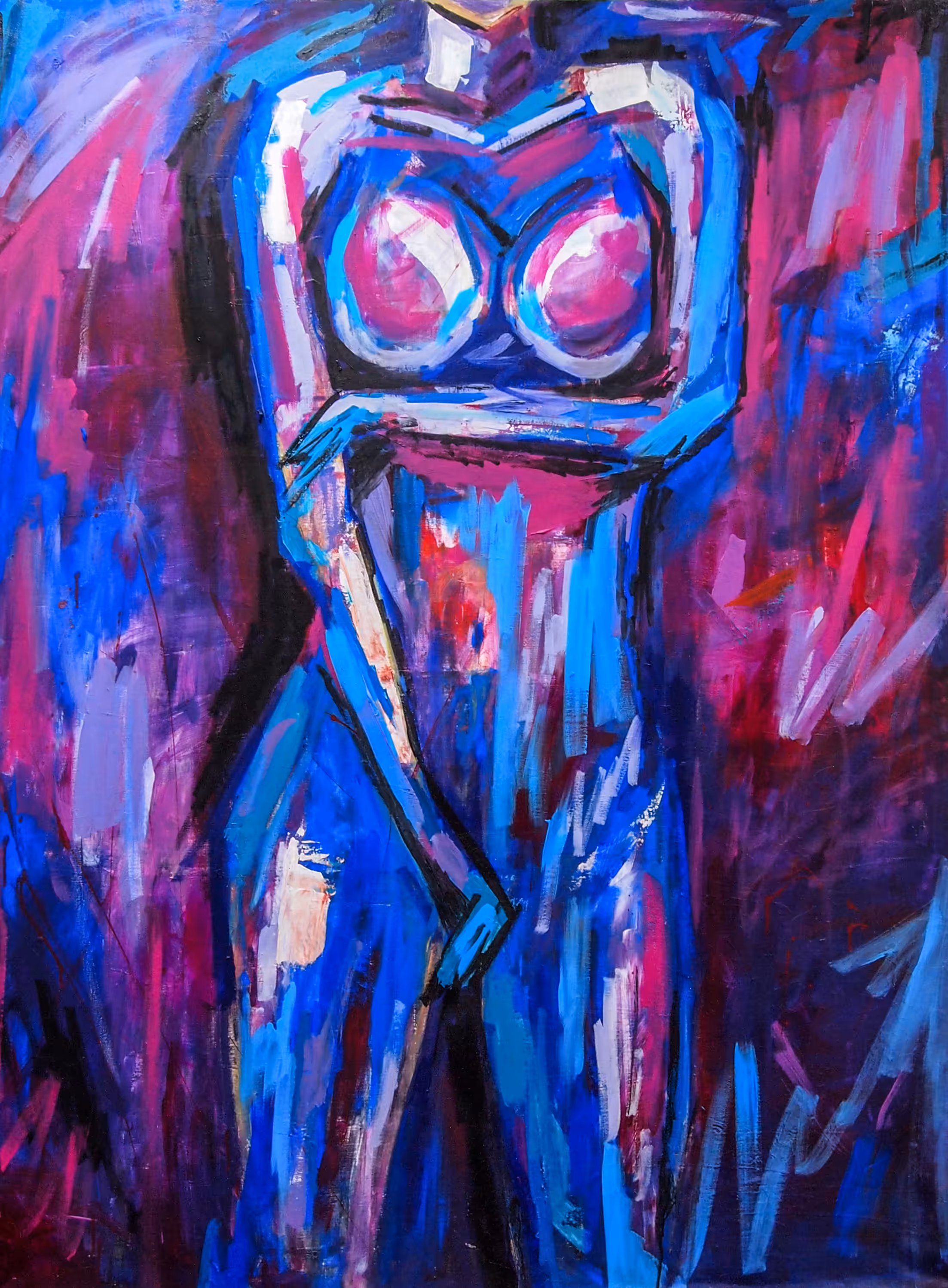 Blue Fantasy Naked Lady