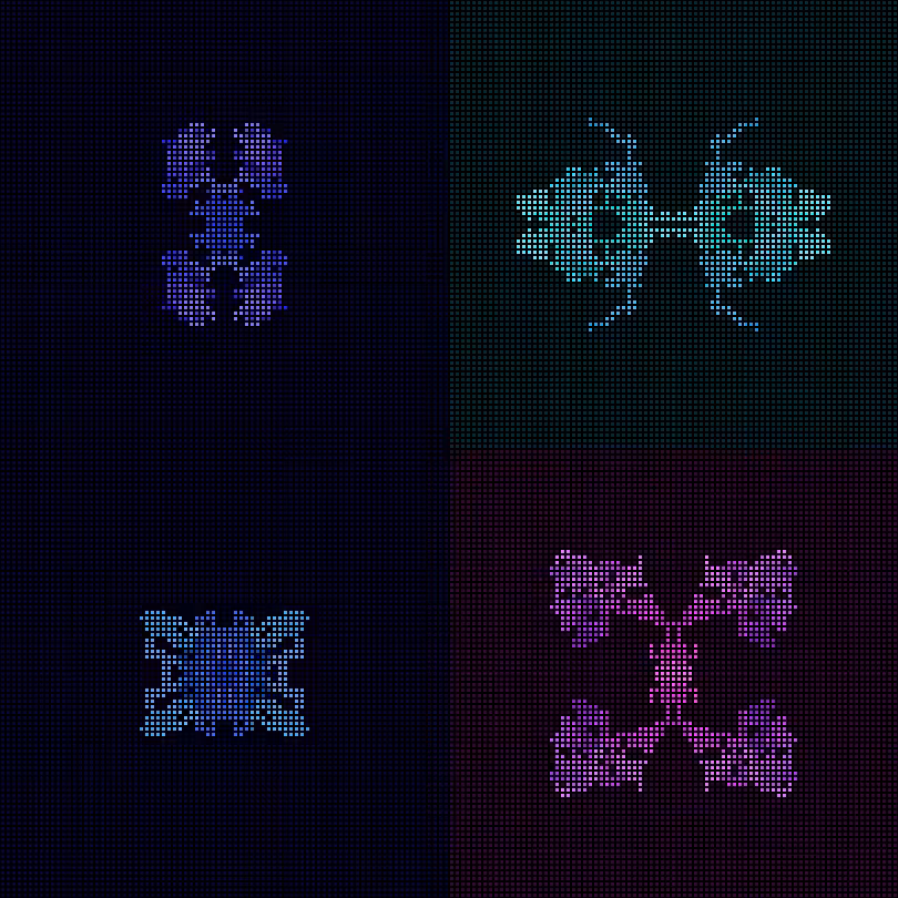 Dither Creatures 2x2 #42