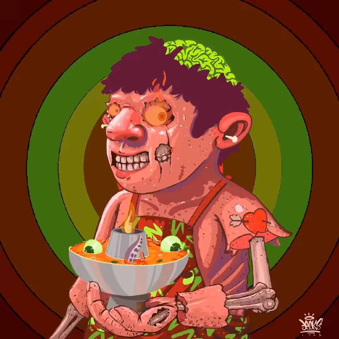 "Listen Zombie"#5  With Devil TOMYUM soup X TOMYUM NFT Event.