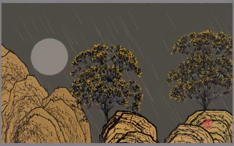 Bloom in the rain #92