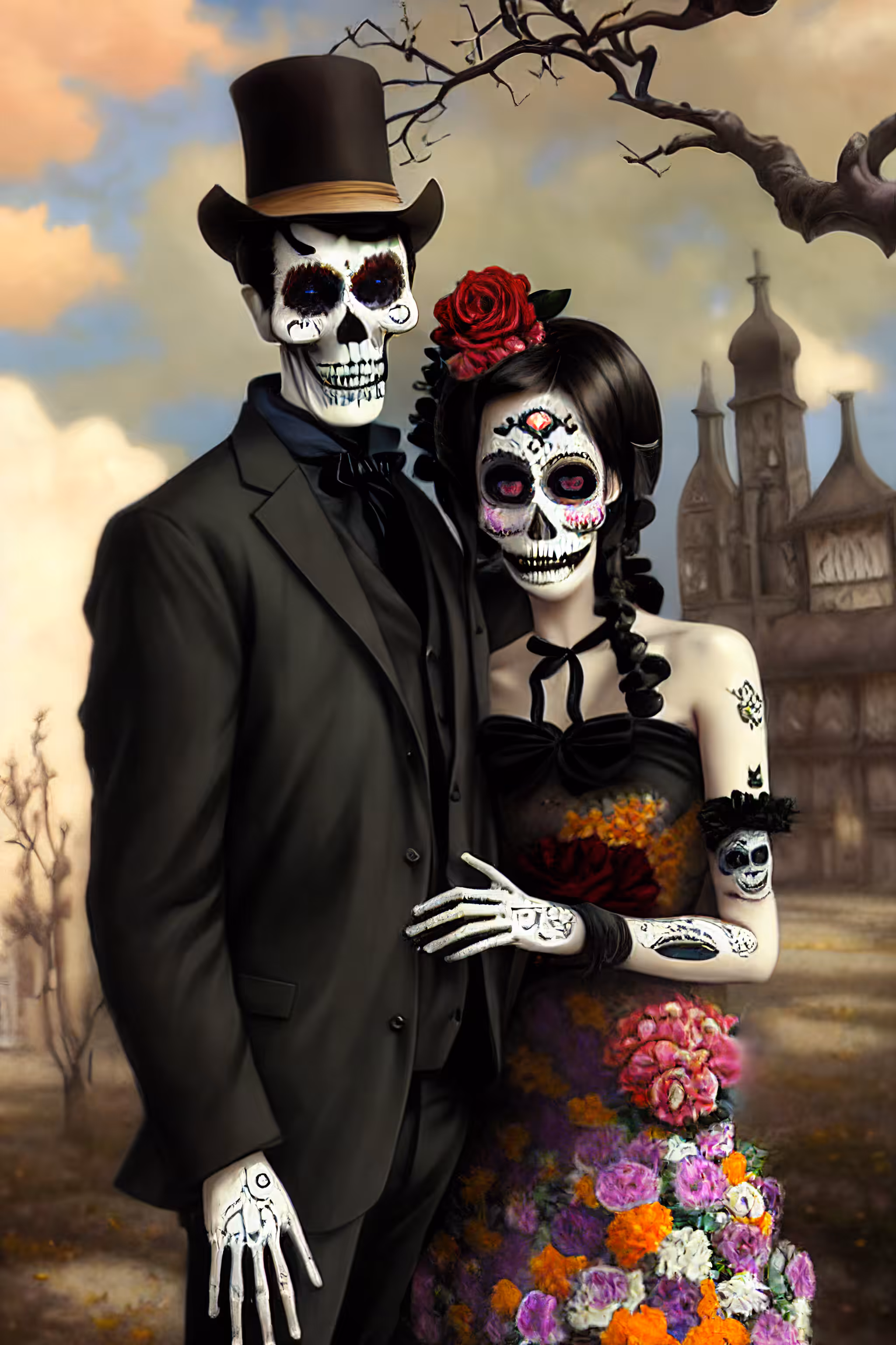 Día de Muertos 1880