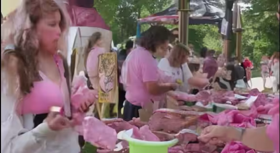IN SPAM WE TRUST: Spam Concessions At The Trashart Renaissance Fair