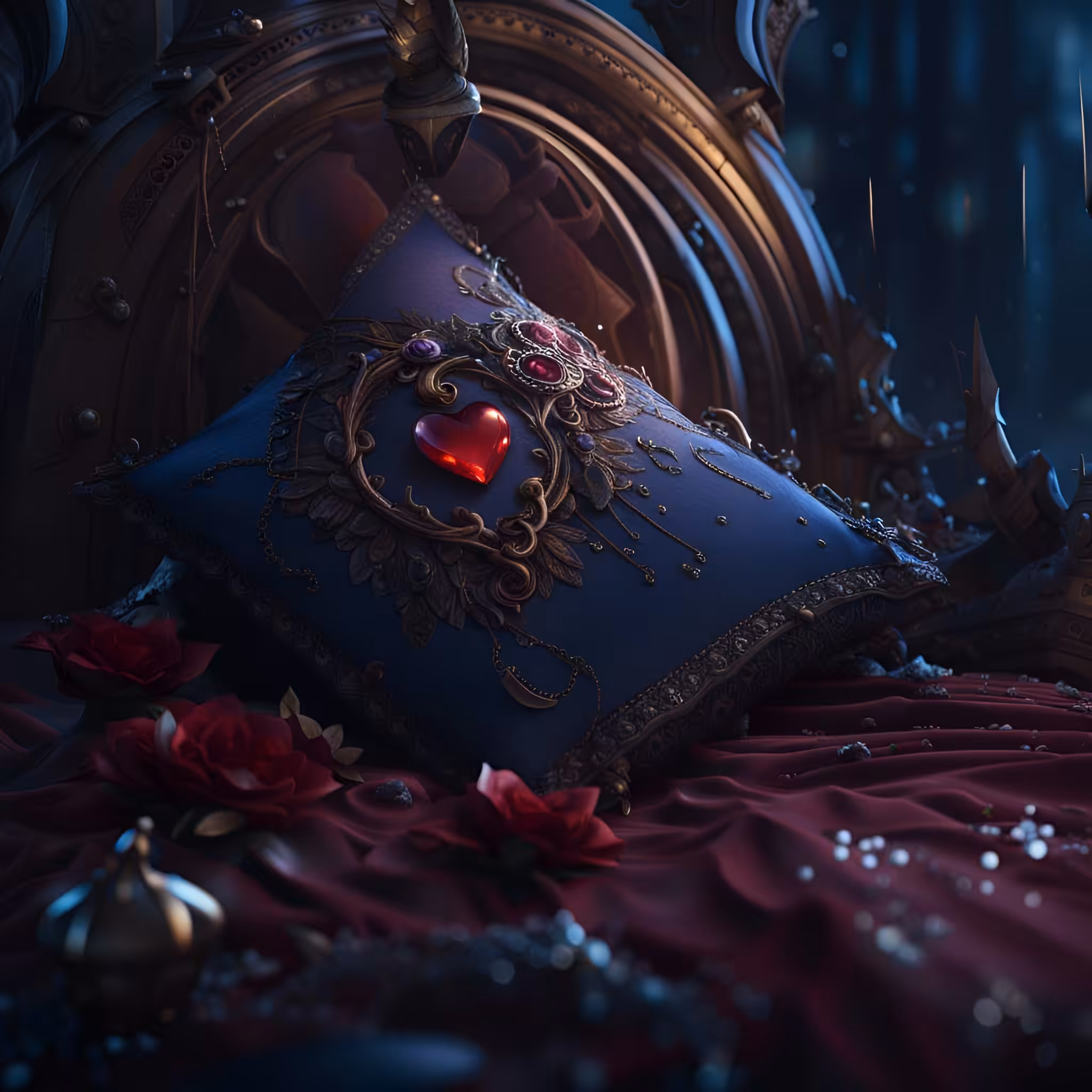 Tears, Pillow, Pain, Heart