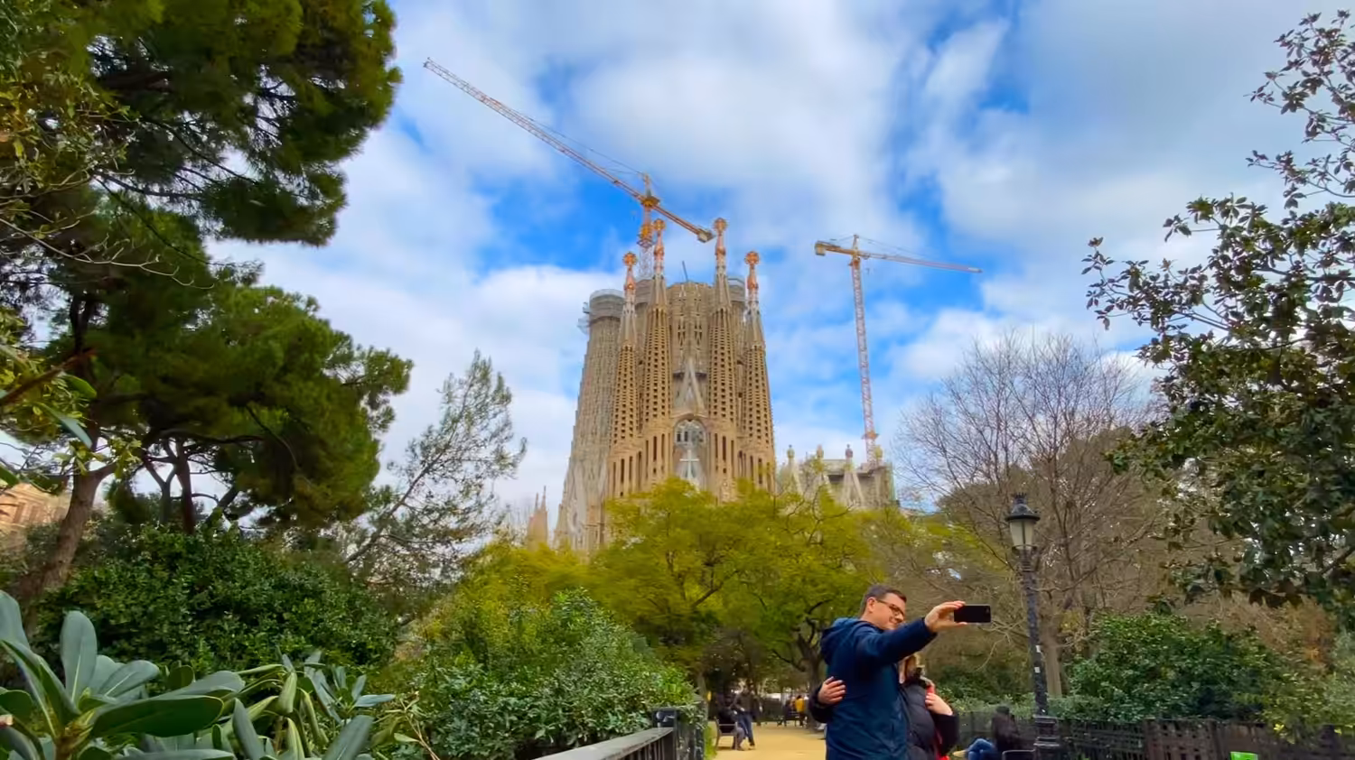 Selfie at Sagrada Família