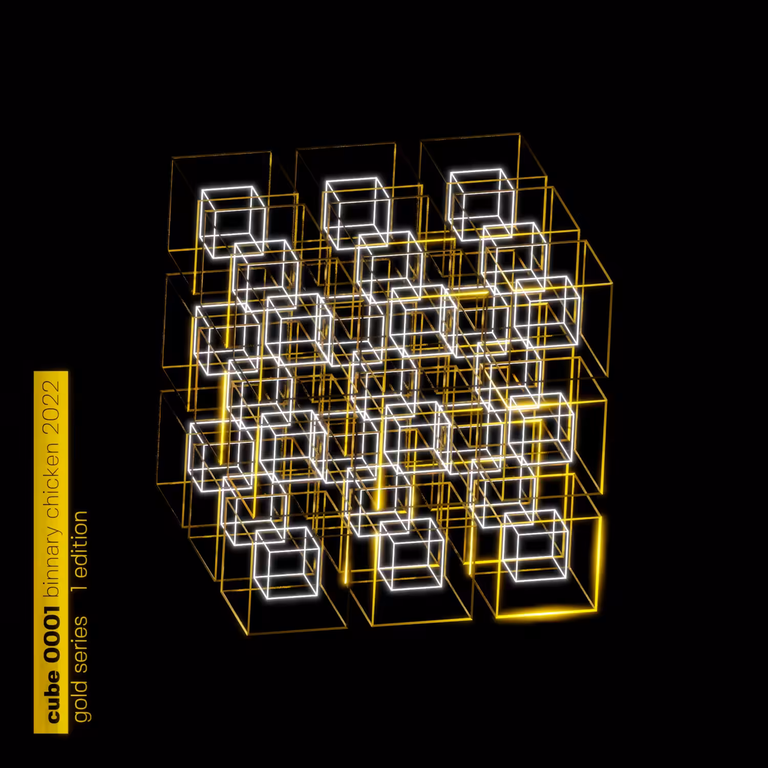 cubed #0001 GLD 