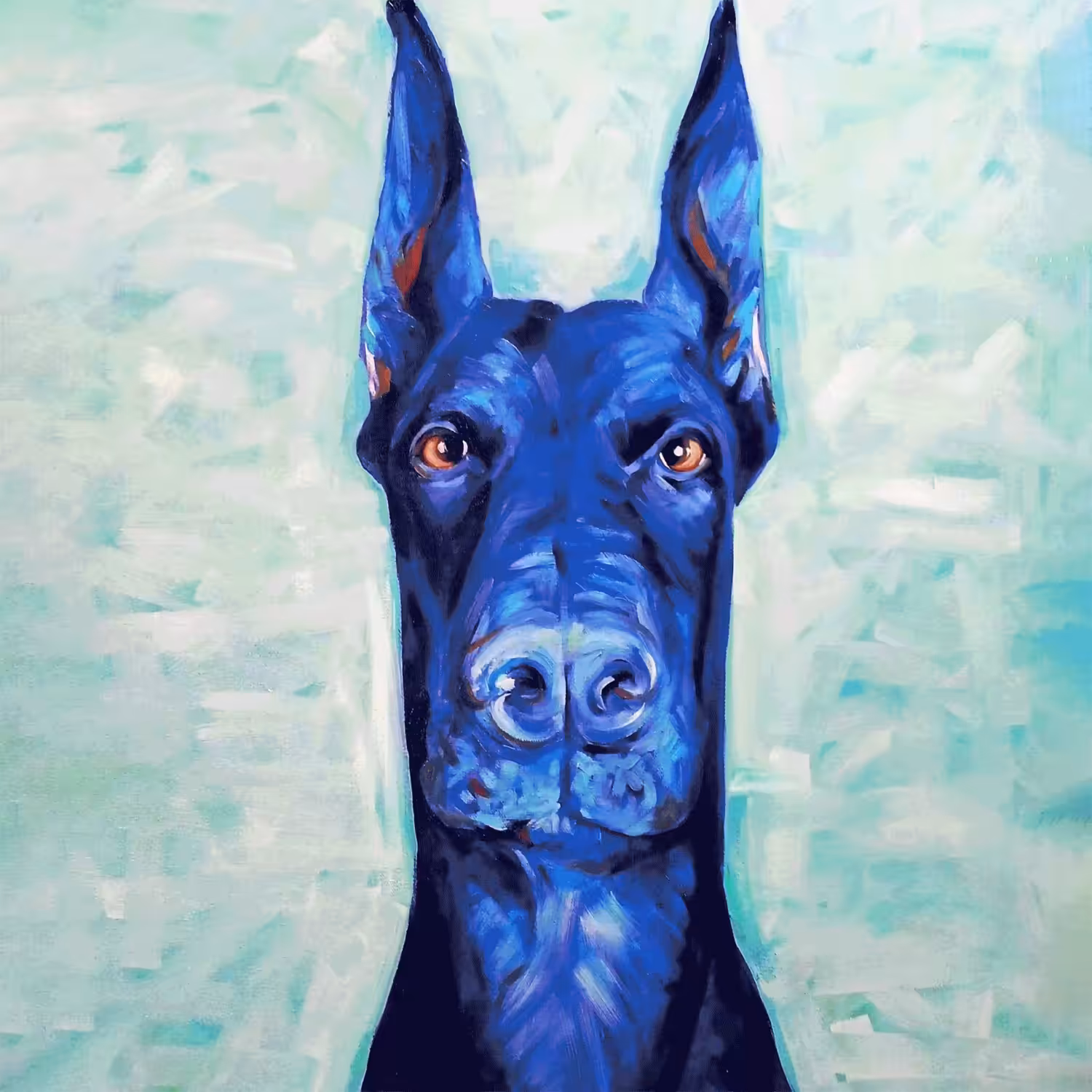 Reflection through an obstacle - #1 Doberman