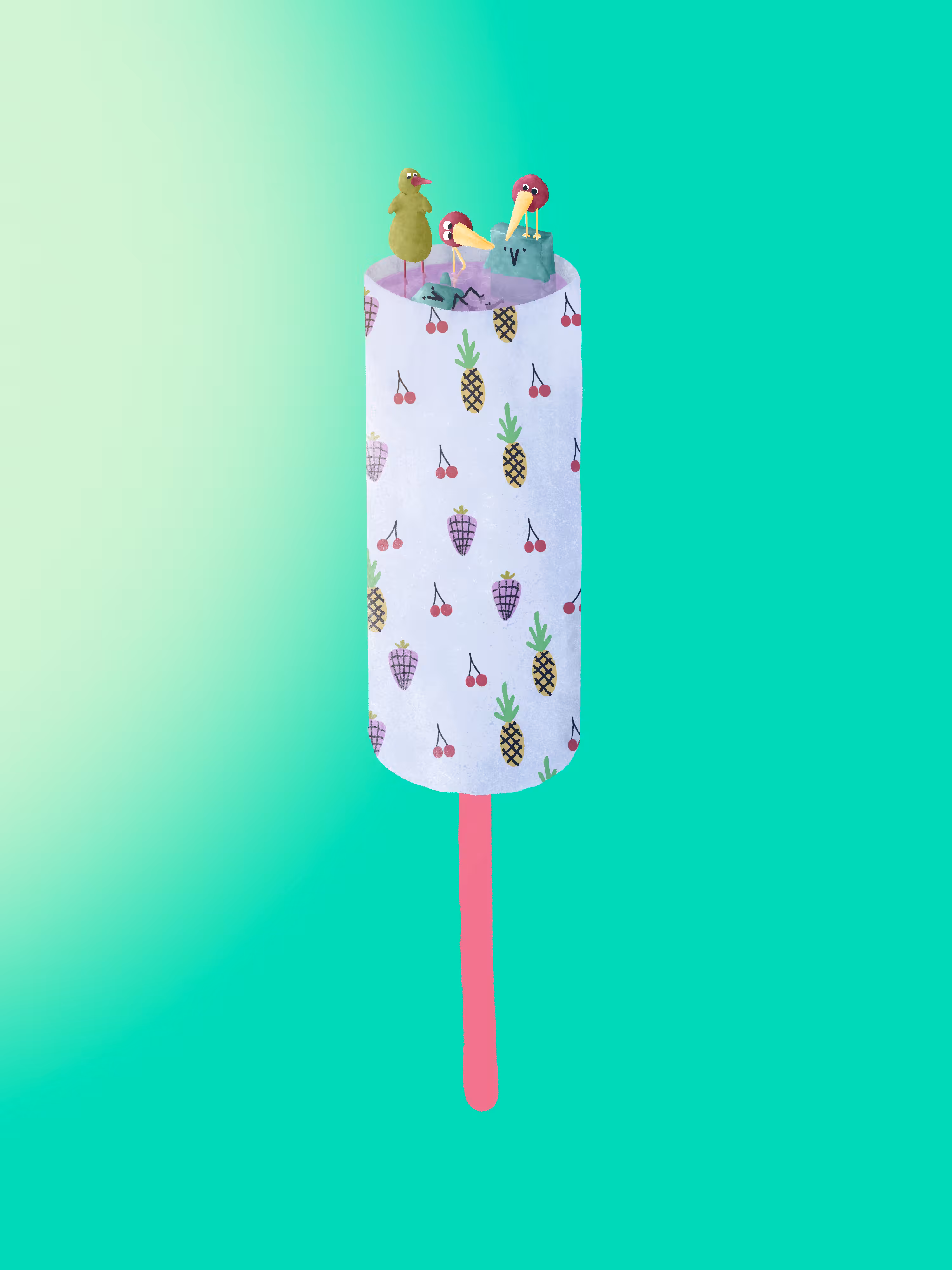 cherry berry pineapple
