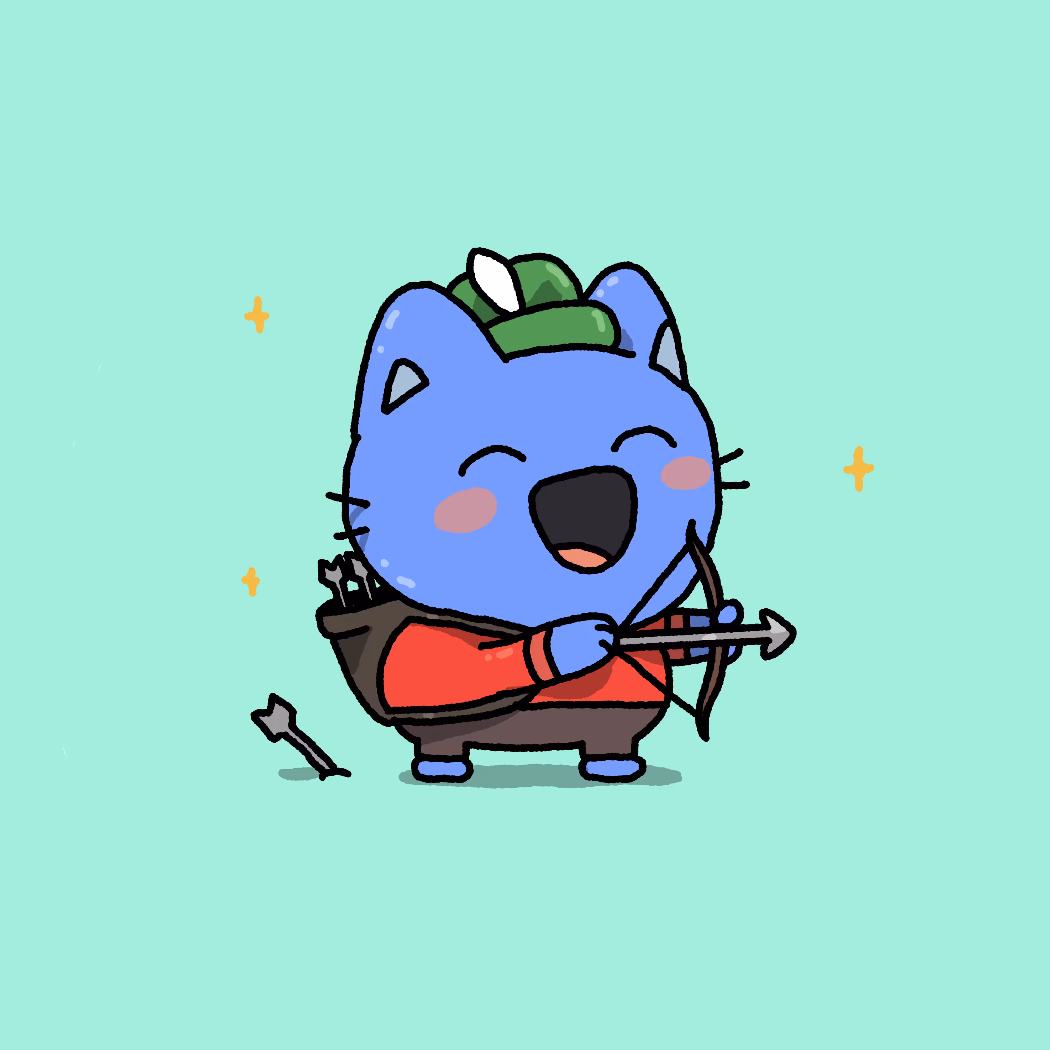 Little Friends: Robin Cat