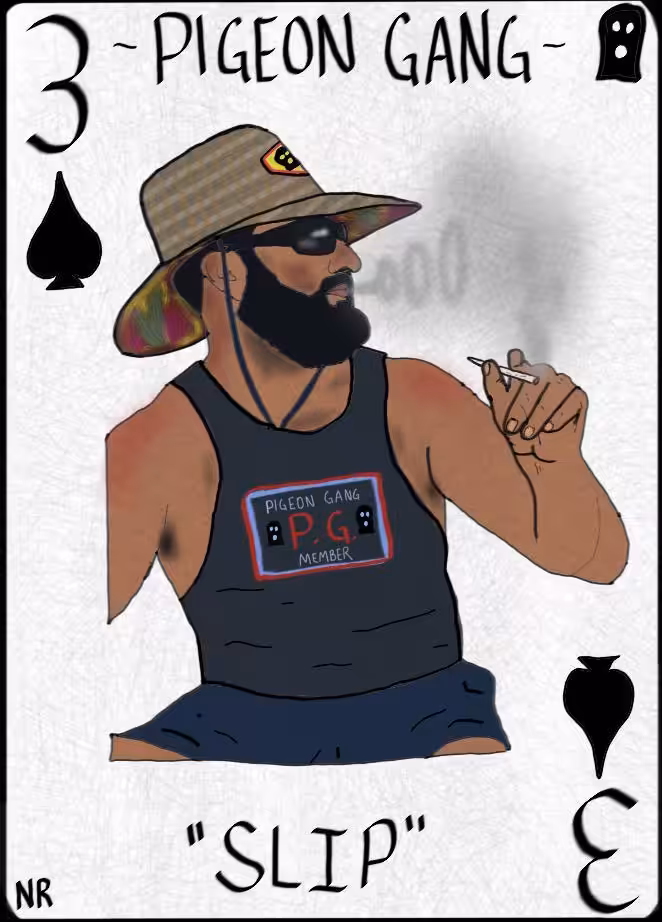 Three of Spades, Slip