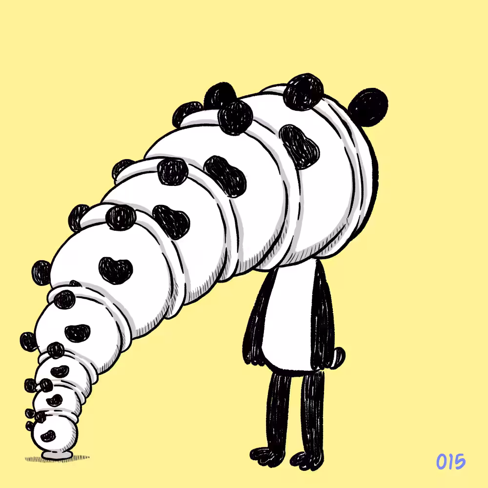 Infected panda no.015
