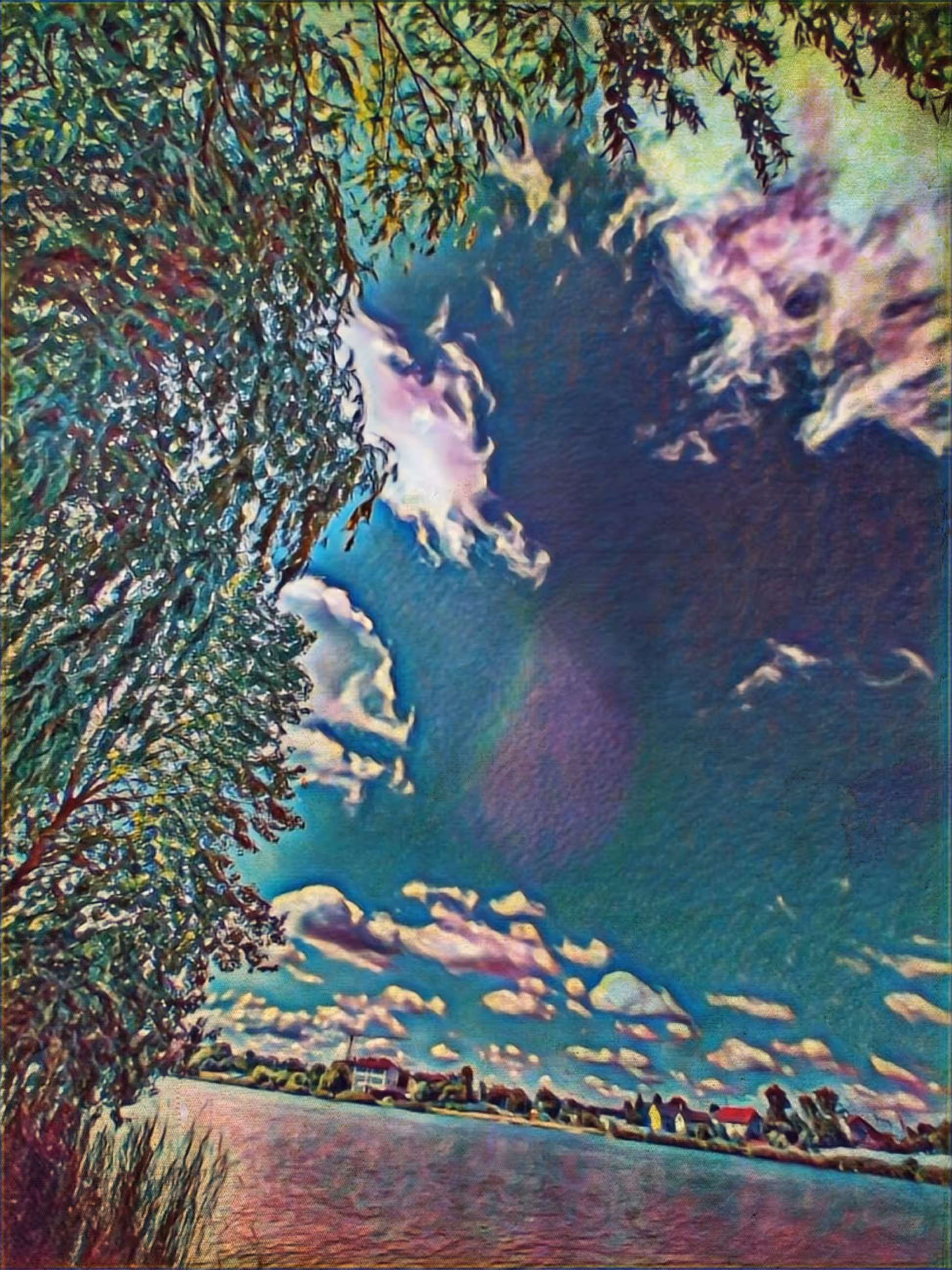 at the Rainbow Lake