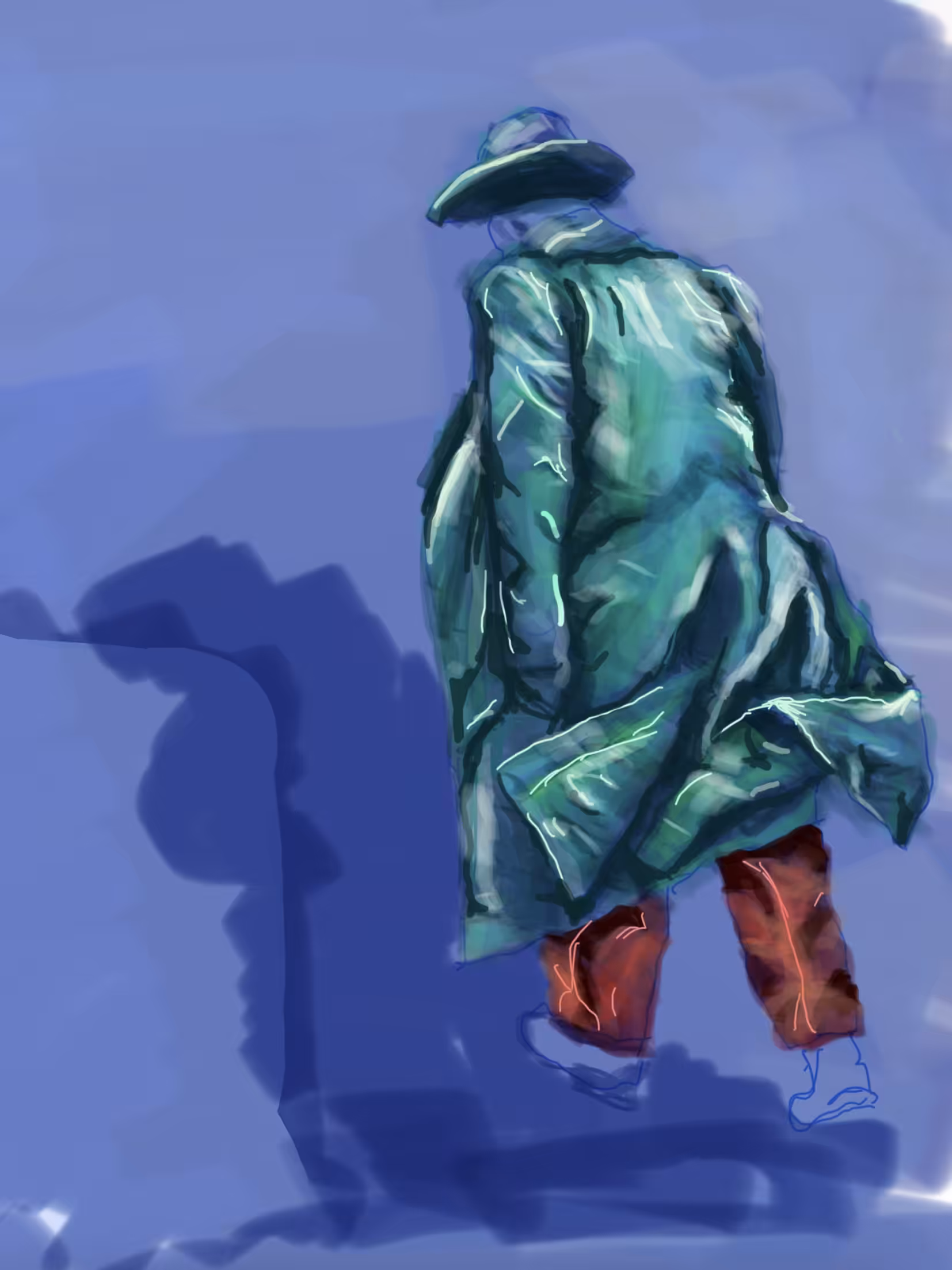 The old man Study