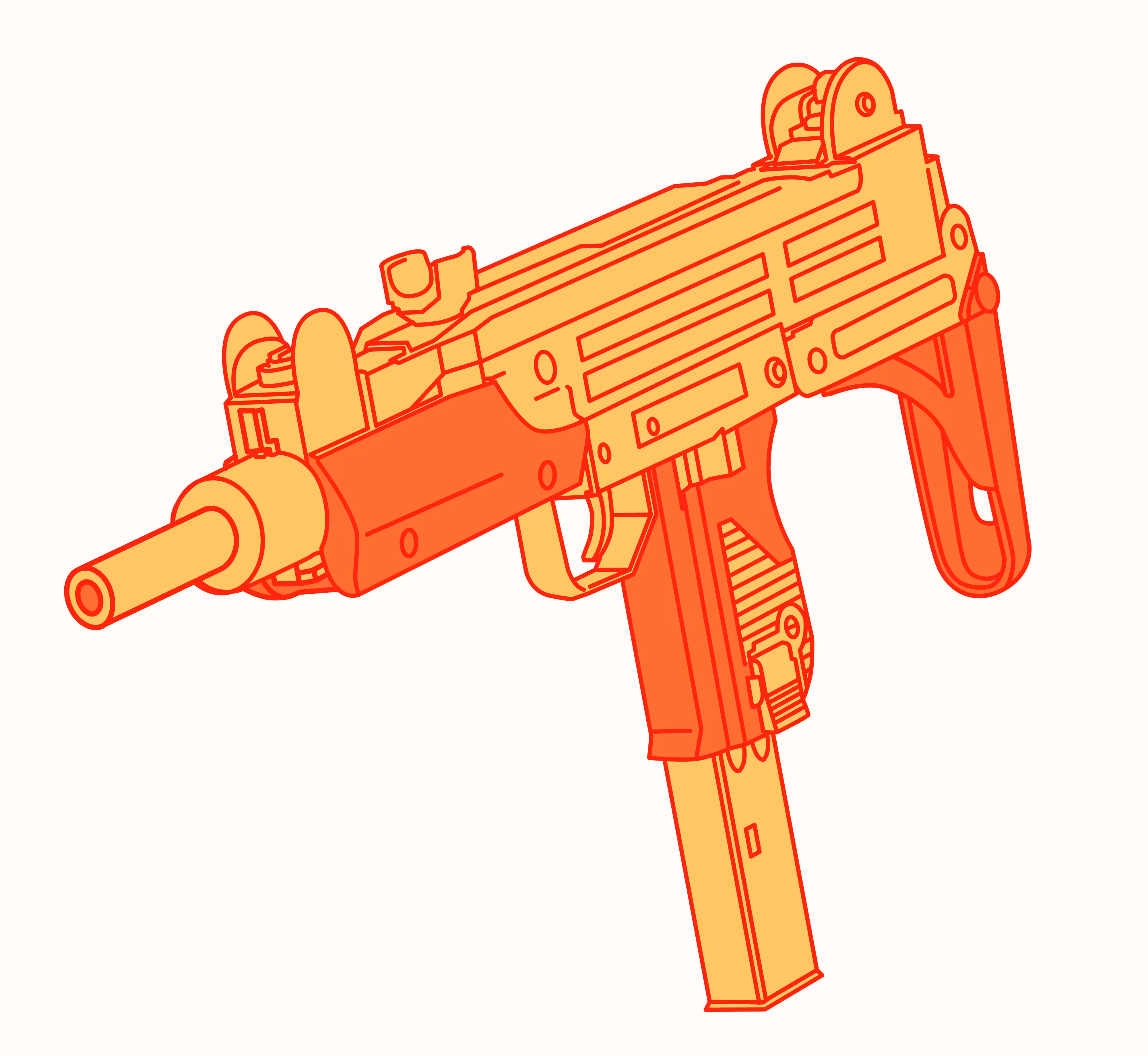 Krypto Gun - Uzi - Juiceman 1/1