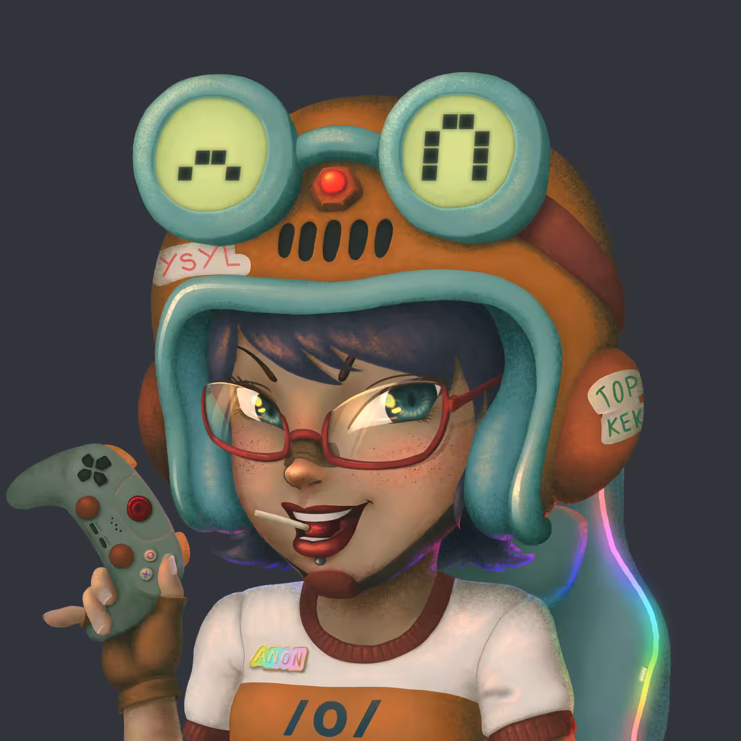 owangeboy and frens #117 - owange tomboy by Ryno Bengawan